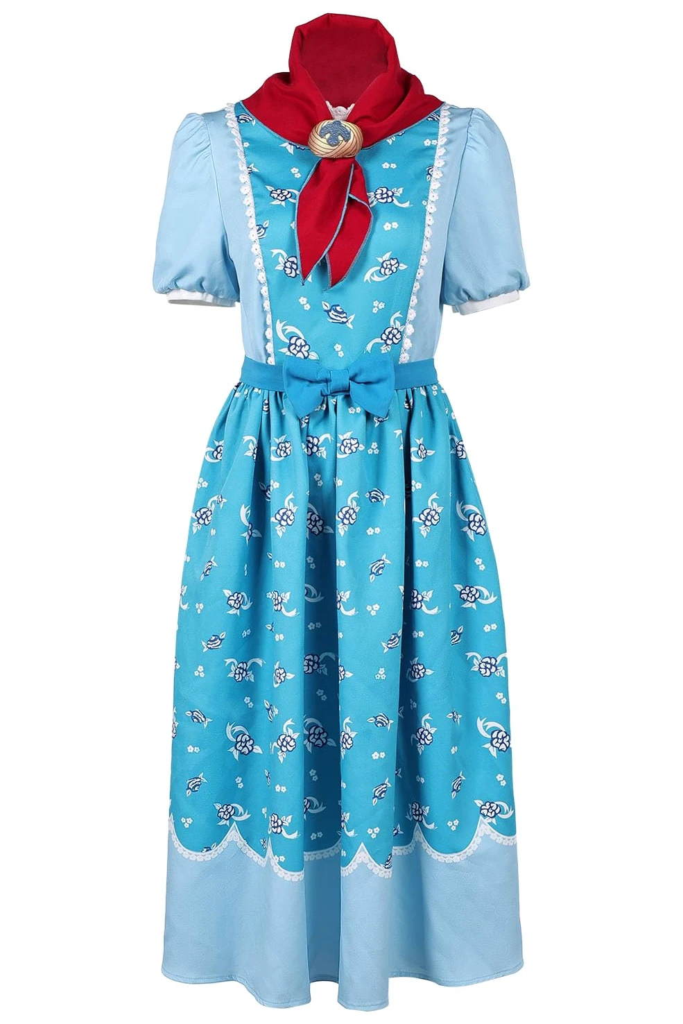 Holly Wheeler Disfraz Holly Azul Vestido Marrón Capa Capucha Strange Disfraz Carnaval Halloween