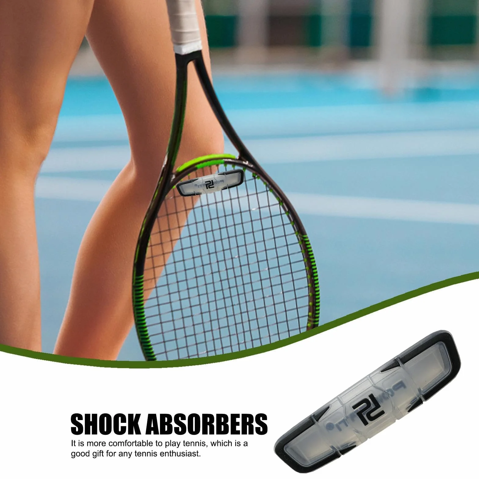 Amortiguadores de Raqueta de Tenis - Amortiguador con Sensación Personalizada para Mejora del Rendimiento