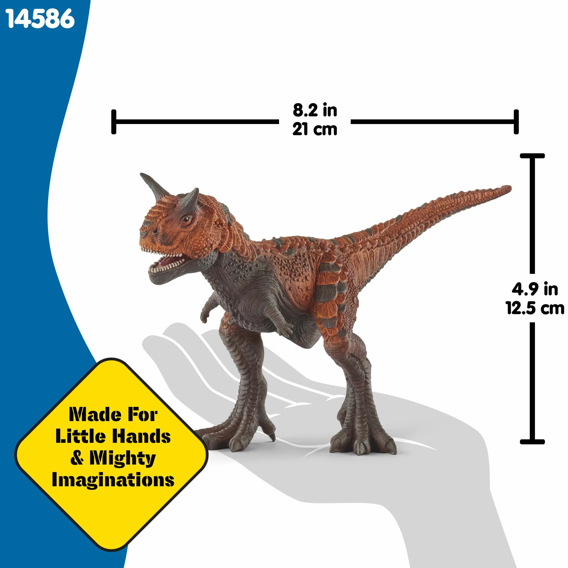 Schleich DINOSAURS Carnotaurus 14586 Dinosaurio Mandíbula Móvil 21 x 8 x 13 cm Juguete 3+
