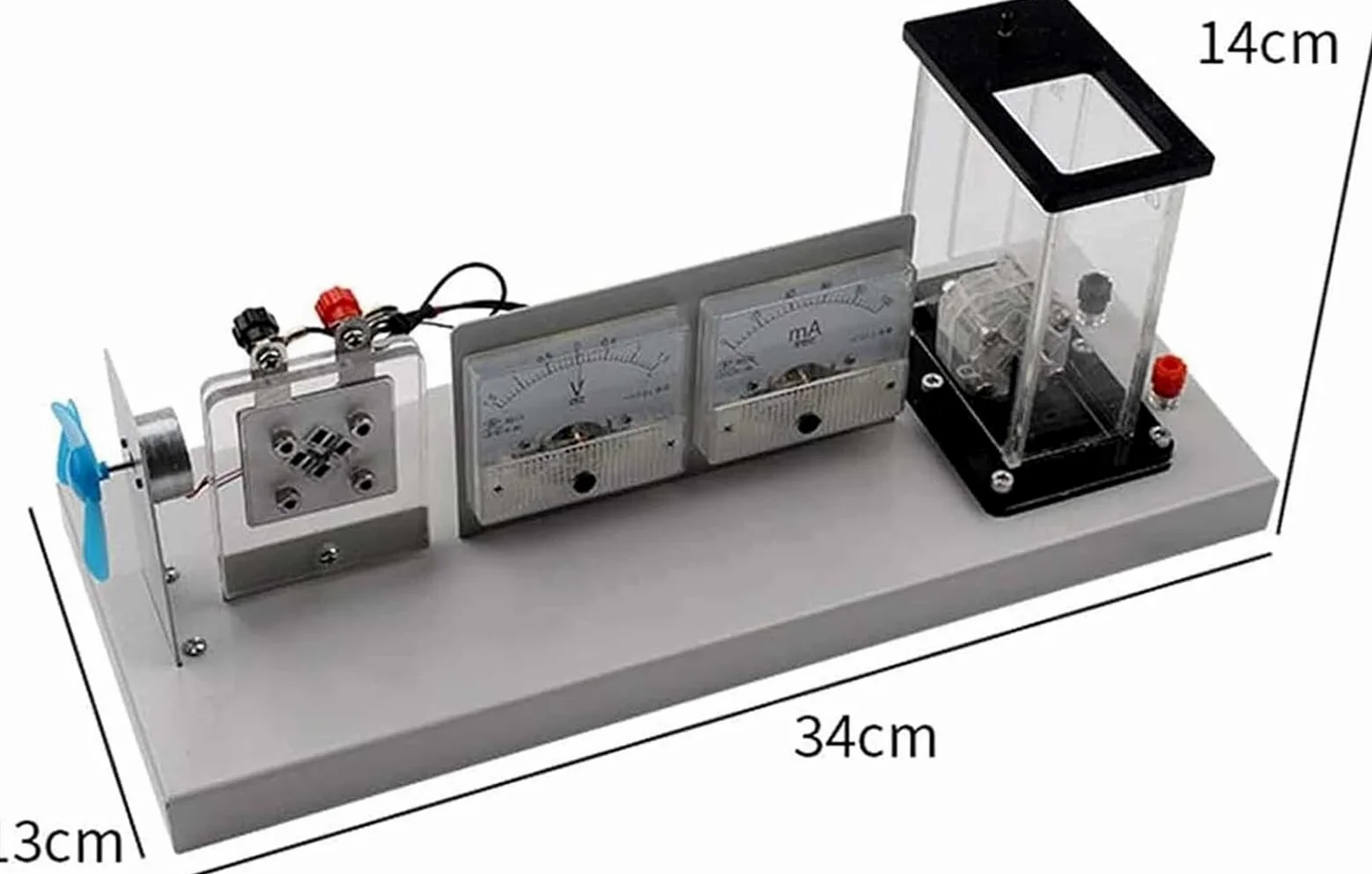 Electrolizador de Agua Laboratorio de química de Secundaria Equipo Experimental para Estudiantes Equipo de demostración para Profesores Instrumento de enseñanza Material didáctico