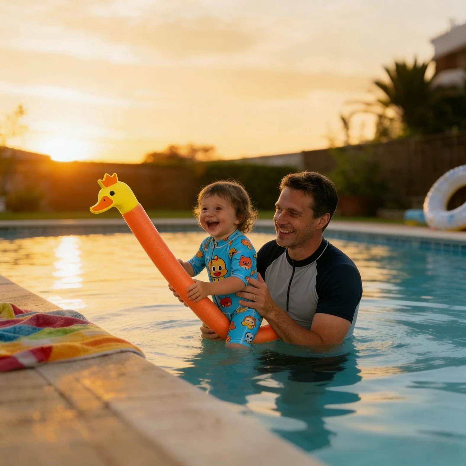 Noodles de Piscina Ayuda de flotación para Ejercicio con Cabeza Animal | Flotadores para piscina Para reuniones fin de semana, vacaciones, , playa, lago, río, aire libre