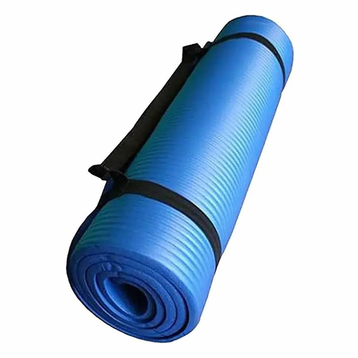 Softee Fitness Esterilla de Yoga de Yute Matrixcell Azul 180 x 60 cm