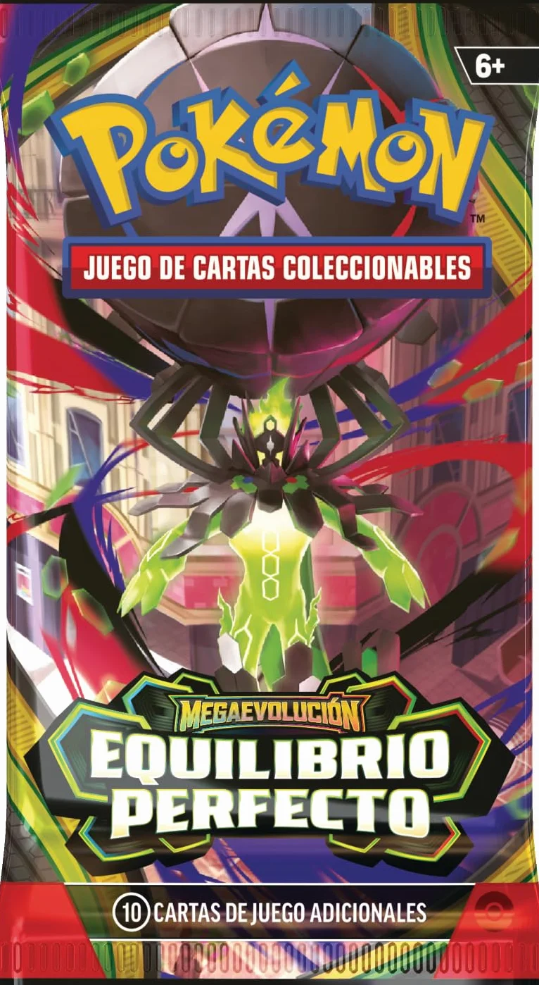 Pokémon JCC Megaevolución-Equilibrio Lote 6 Sobres de Mejora