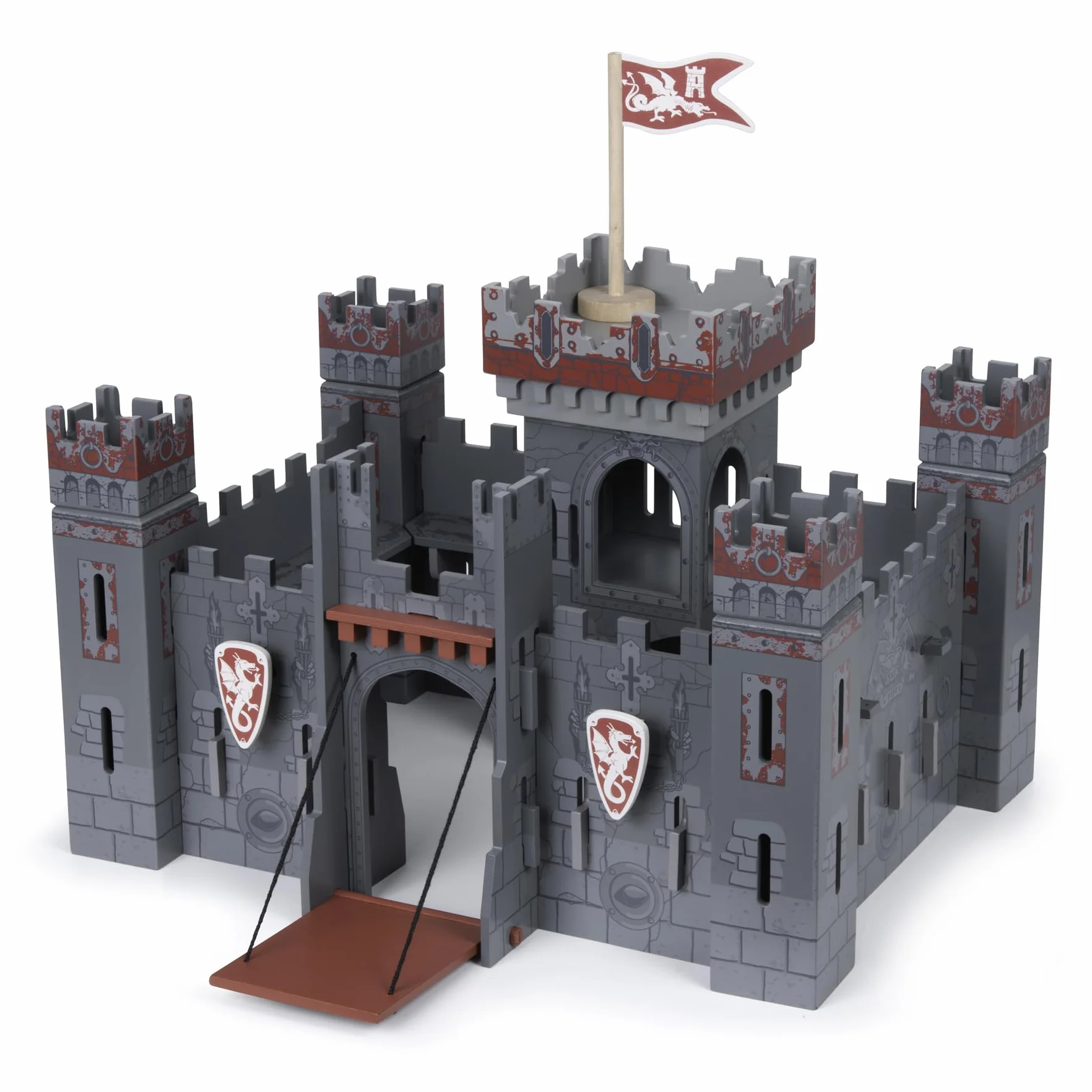 Papo - Castillo fantástico Decorado Juguete para niños - 3+ - Colección Fantástico y Medieval - Juego Creativo Caballeros y Dragones - Idea de Regalo Juguete para niña y niño