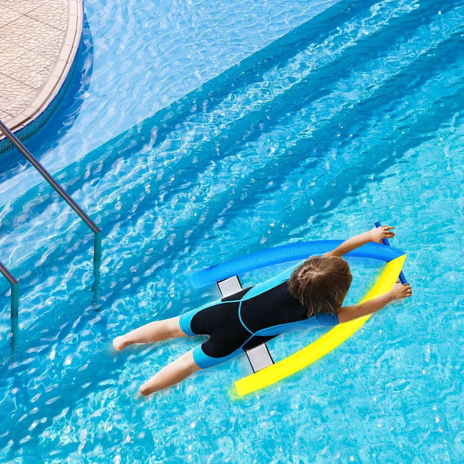 Fideos Piscina De Espuma Flotabilidad Natación Esponja Enseñanza | Fideos Churros De Piscina Flotadores De Natación De Esponja Para Enseñanza De Natación Juguetes Acuáticos Para Niños +6 Años