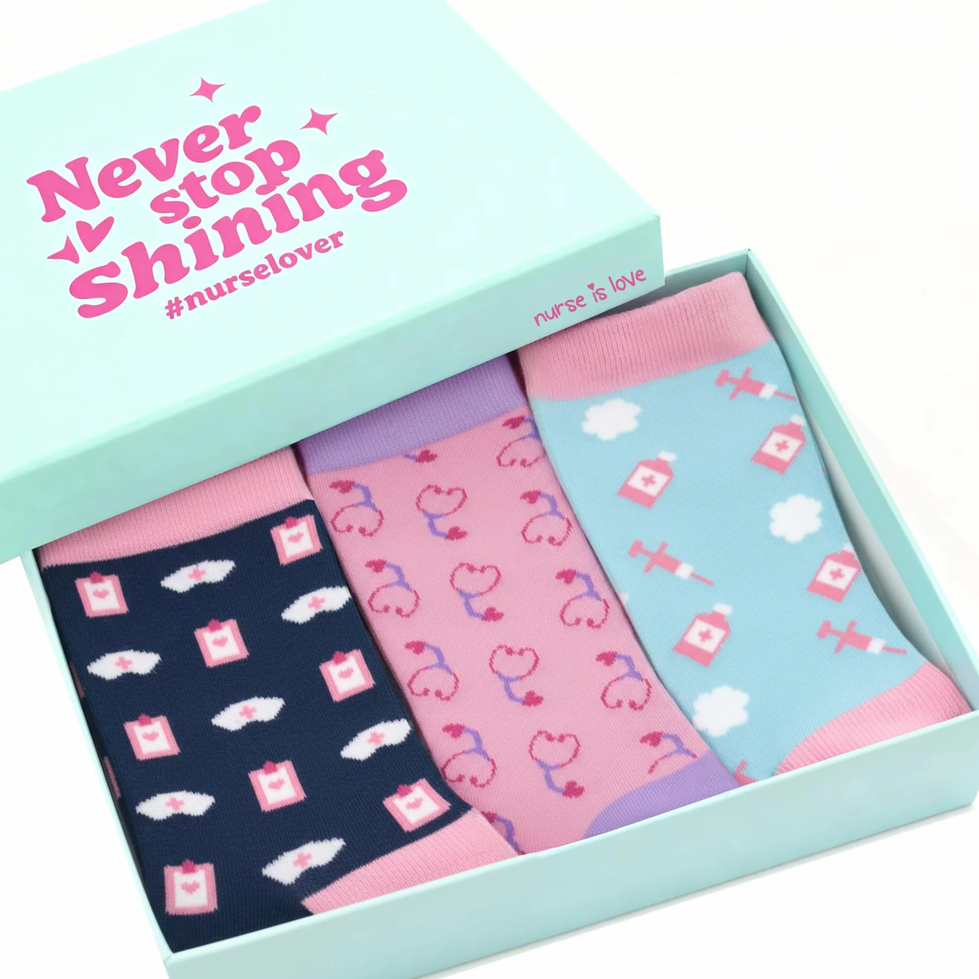 Calcetines Mujer Divertidos para Enfermeras TCAE Medicos Vet Ajusta Con Zuecos Sanitarios Regalos Originales Accesorios Enfermeria