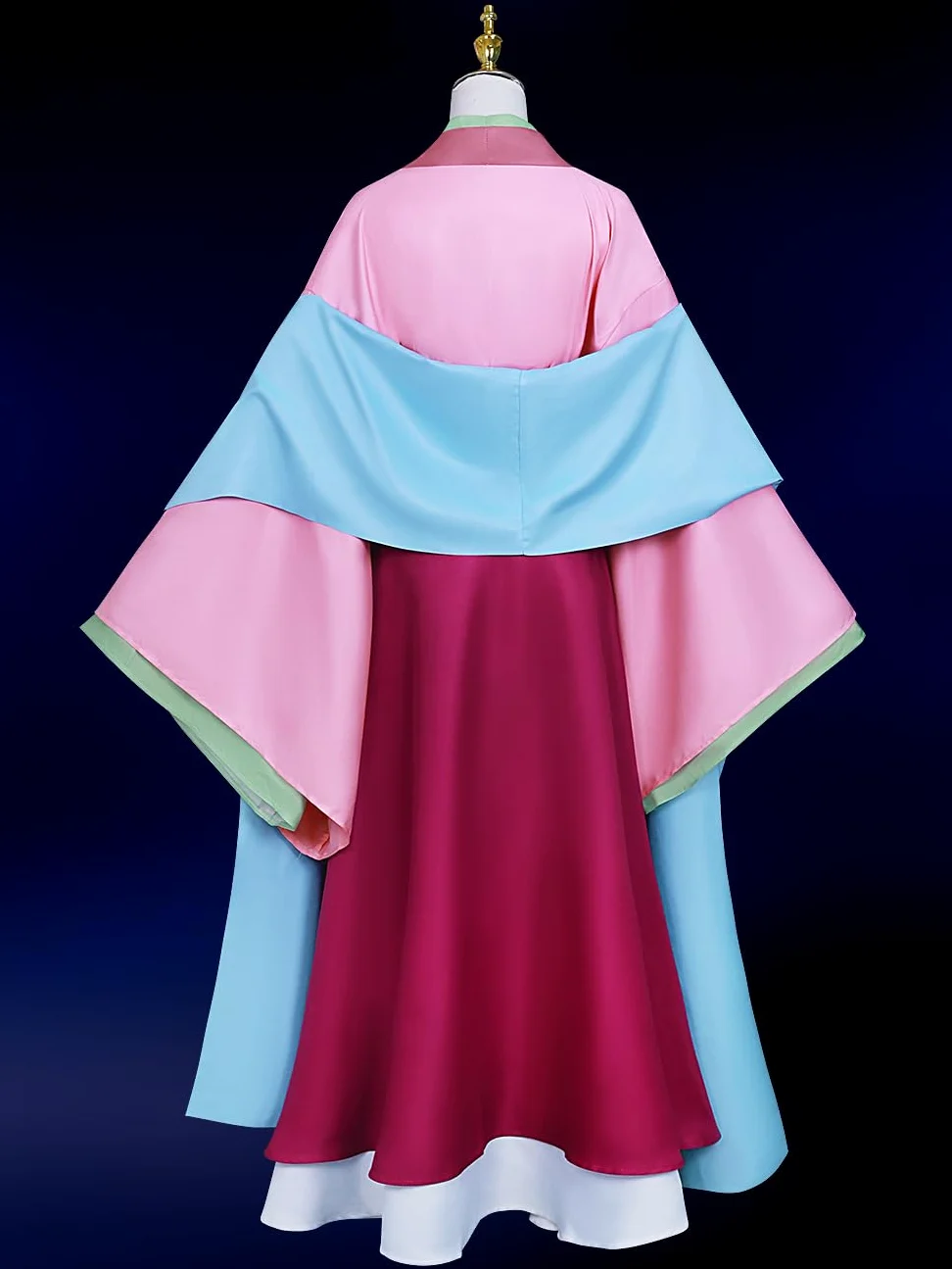 Disfraz de anime Maomao para mujer, falda kimono para fiesta, talla S (rosa, talla S)