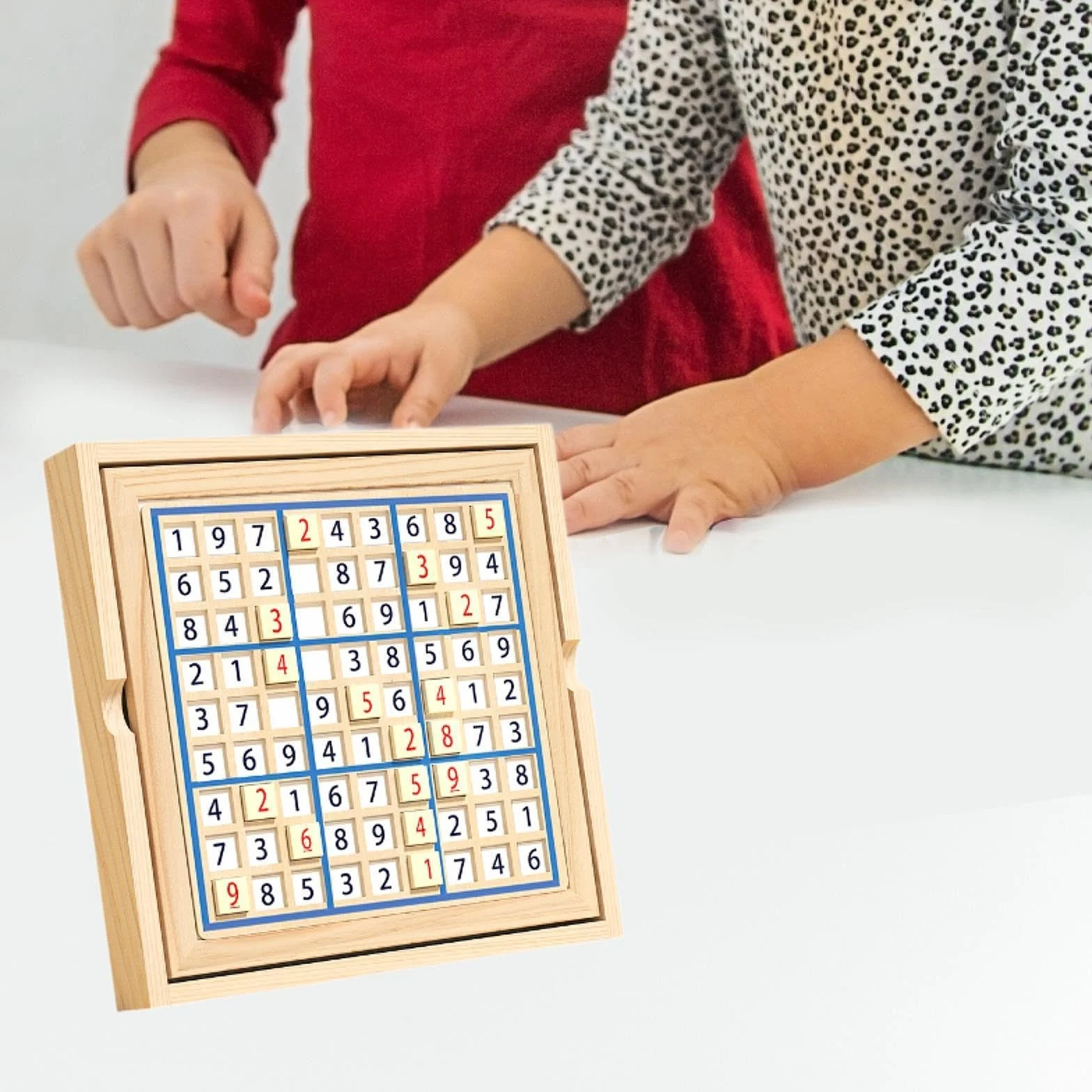 Juego de Rompecabezas Sudoku de Madera para Niños 1-3 Años