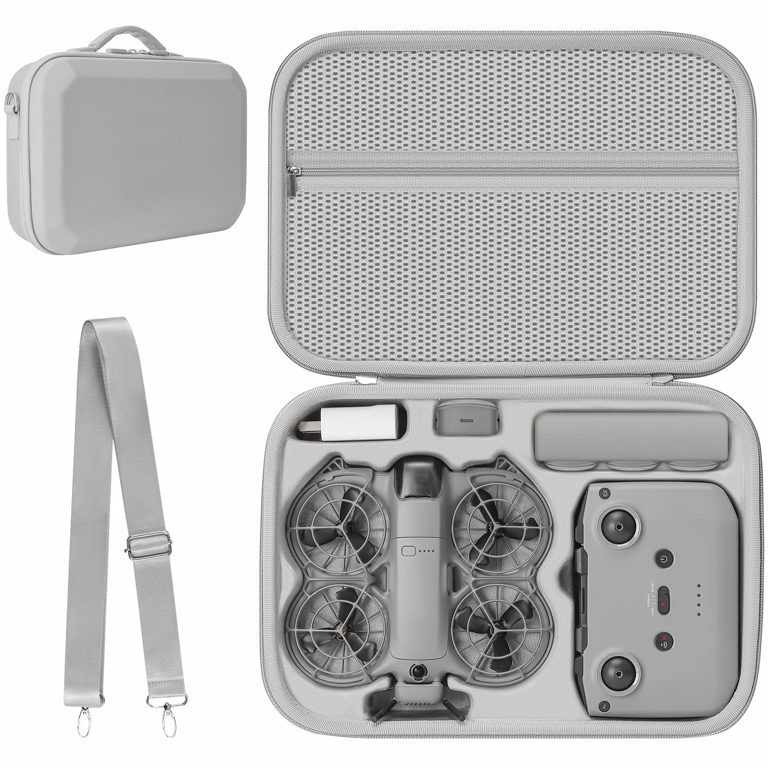 DJI Neo 2 Case, Funda de Transporte para Dron y Controlador RC-N3, Bolsa para Fly More Combo
