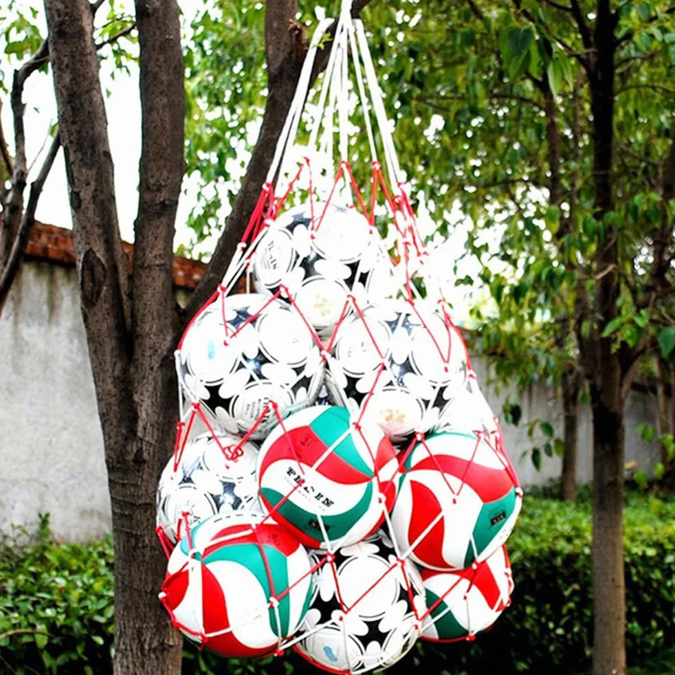 Redes de balón Extra Grandes para Voleibol, Baloncesto, Rugby