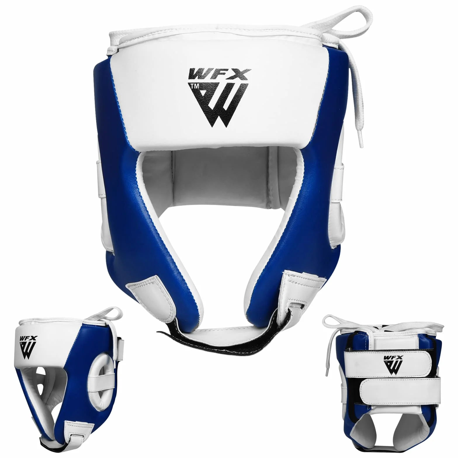 WFX Protector de cabeza para niños boxeo artes marciales kickboxing cuero Maya Hide casco sparring