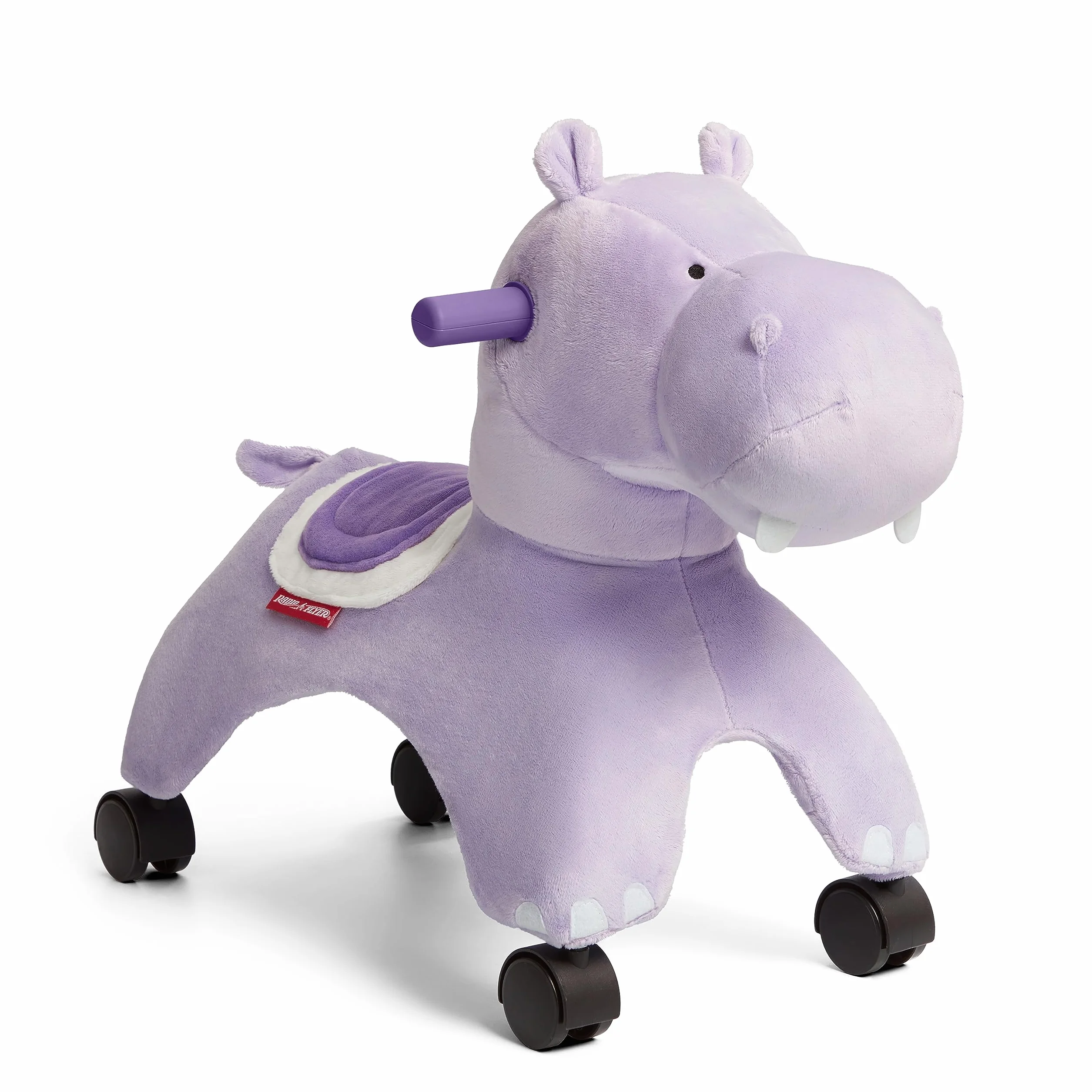 Radio Flyer Holly The Rolling Hippo, Juguete Morado correpasillos para niños pequeños de 1 a 3 años