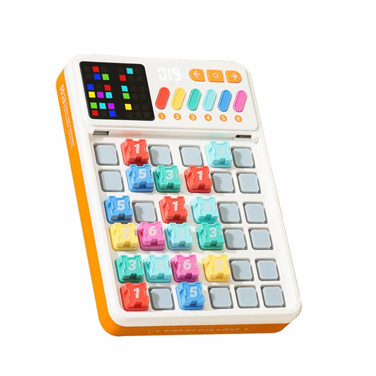 Perfk Máquina de Sudoku Inteligente con Luz, Juego de Rompecabezas para Niños, Entrenamiento del Pensamiento Matemático