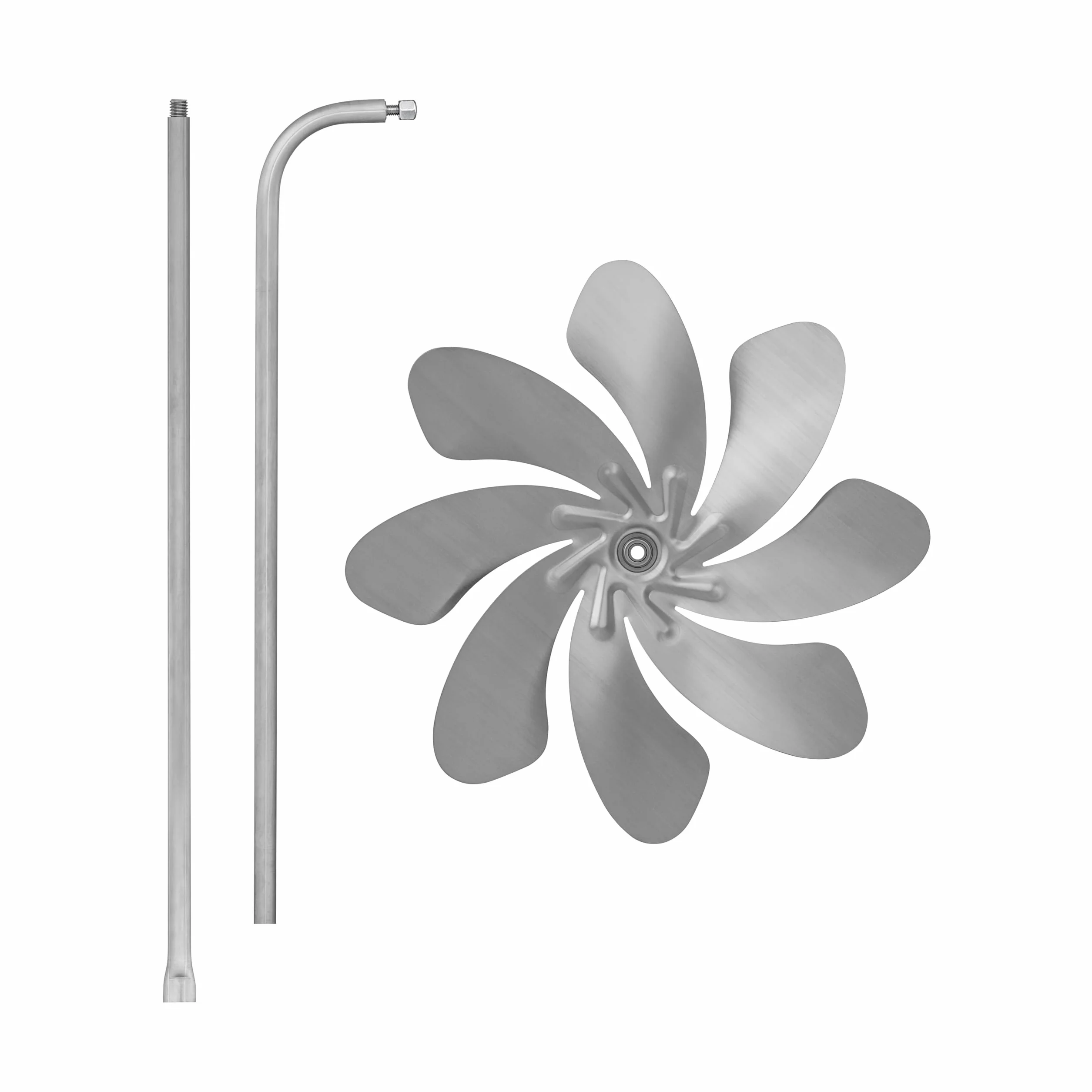 A1003 – Molinillo de viento SKARAT Speedy28 de acero inoxidable (28 cm de diámetro), rodamiento de bolas, fabricado en Alemania