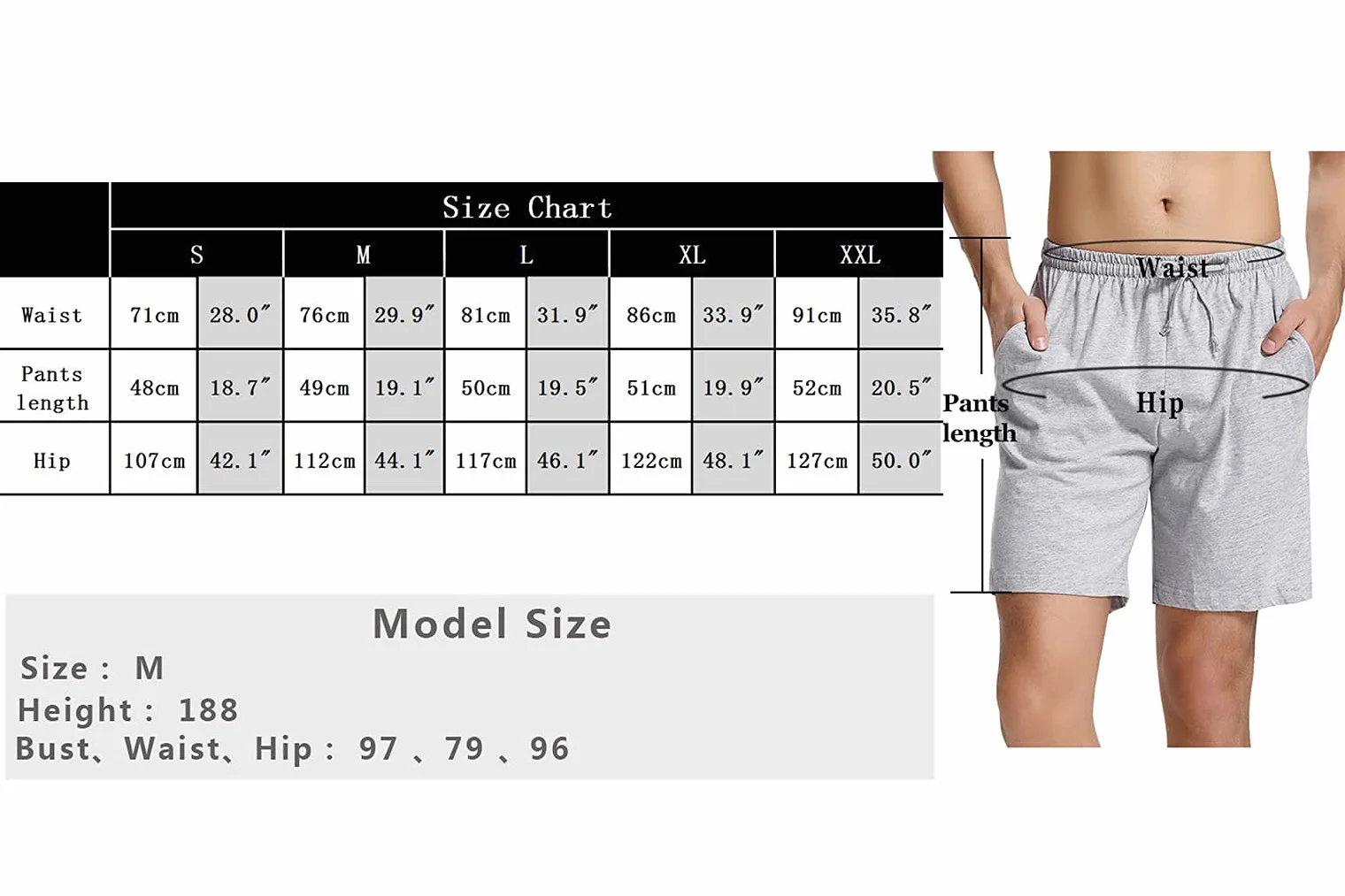 Pantalones Cortos Hombre 100% Algodón Pijama Elástico Verano Cuadros Pack