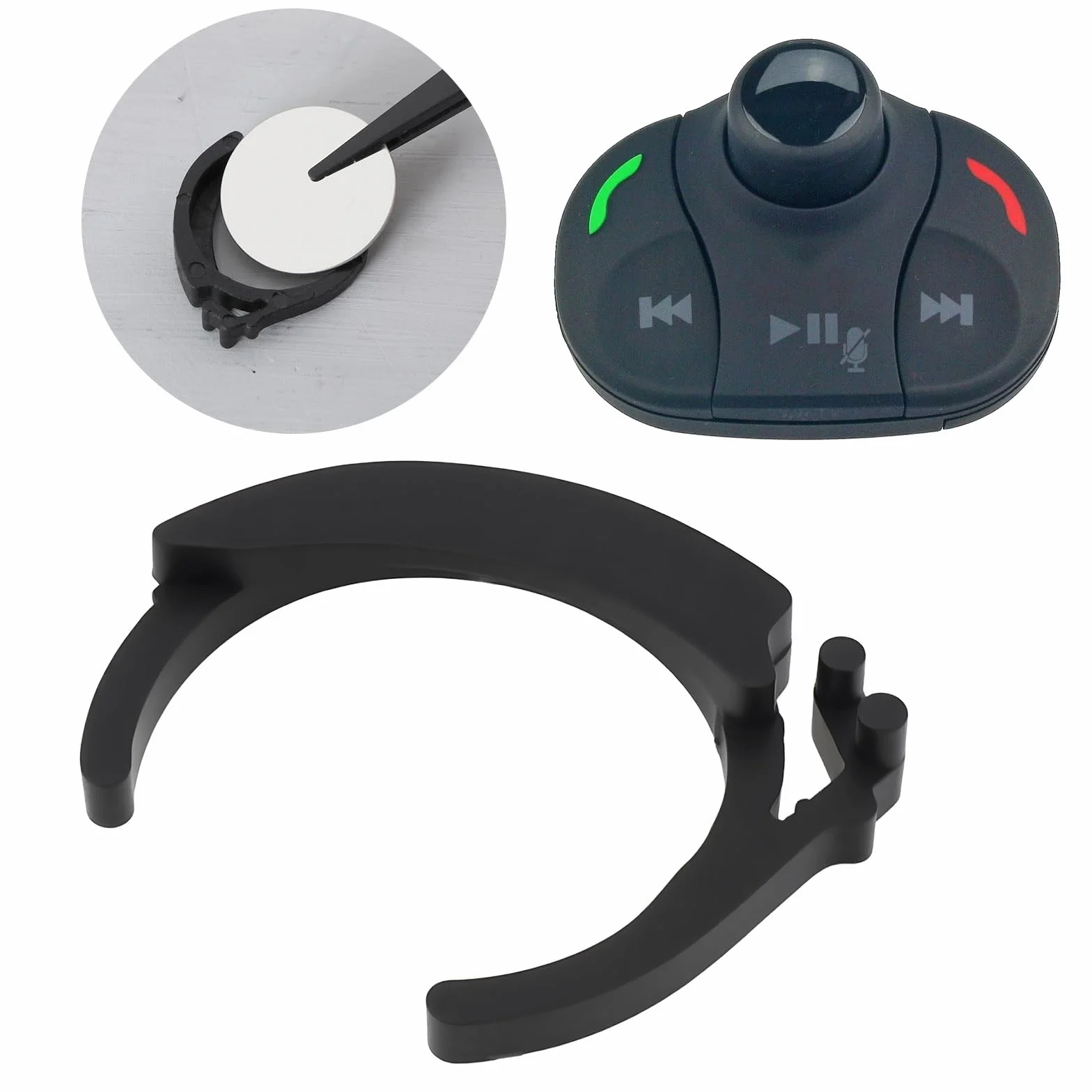 2 soportes de bandeja clip para batería de mando a distancia compatibles con Parrot MKi9000, MKi9100 y MKi9200