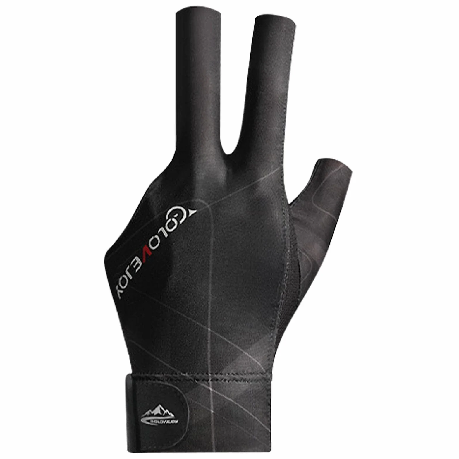 Guantes billar profesionales antideslizantes 3 dedos para mano izquierda