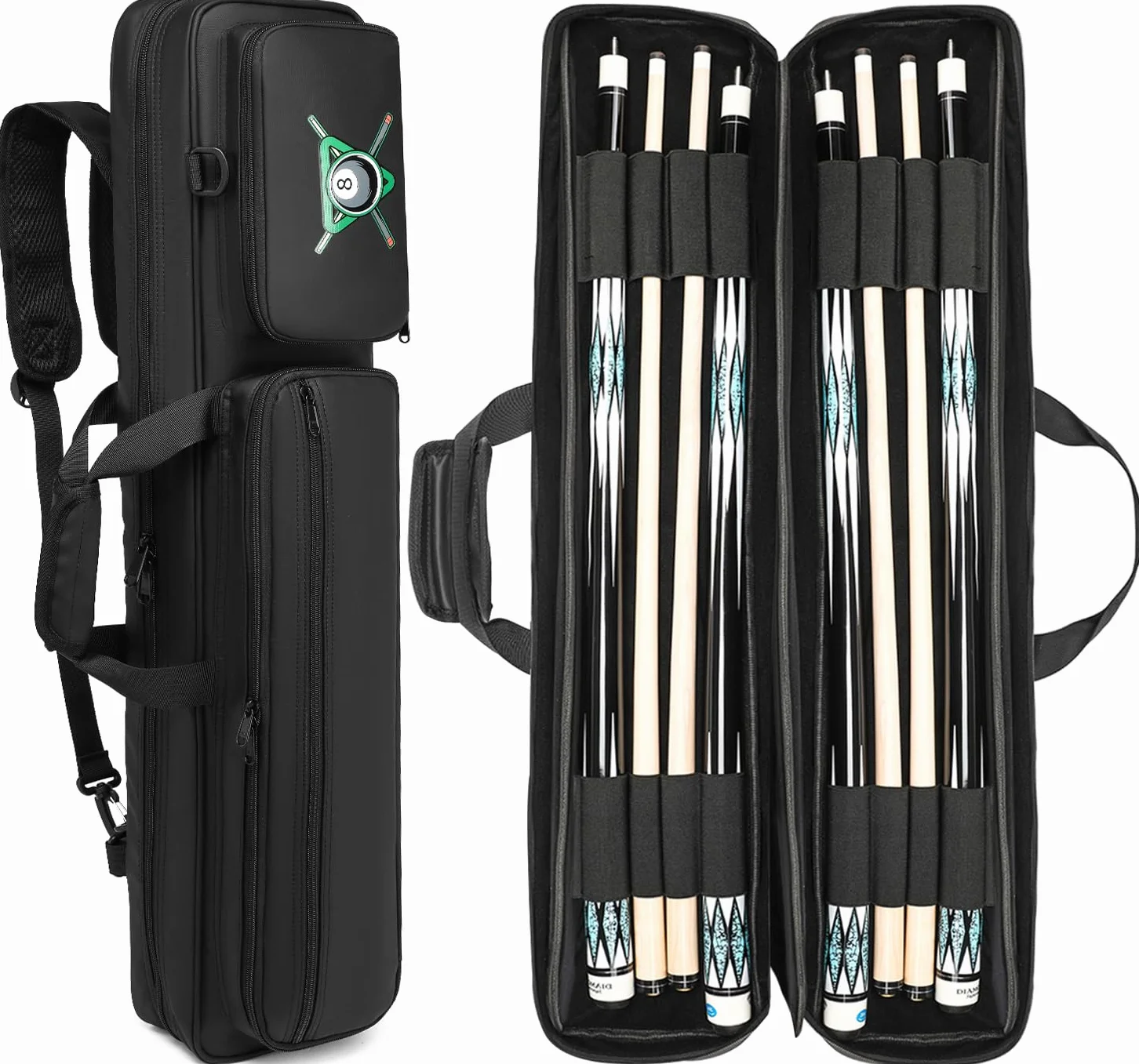 Bolsas para taco de billar impermeable 4 piezas