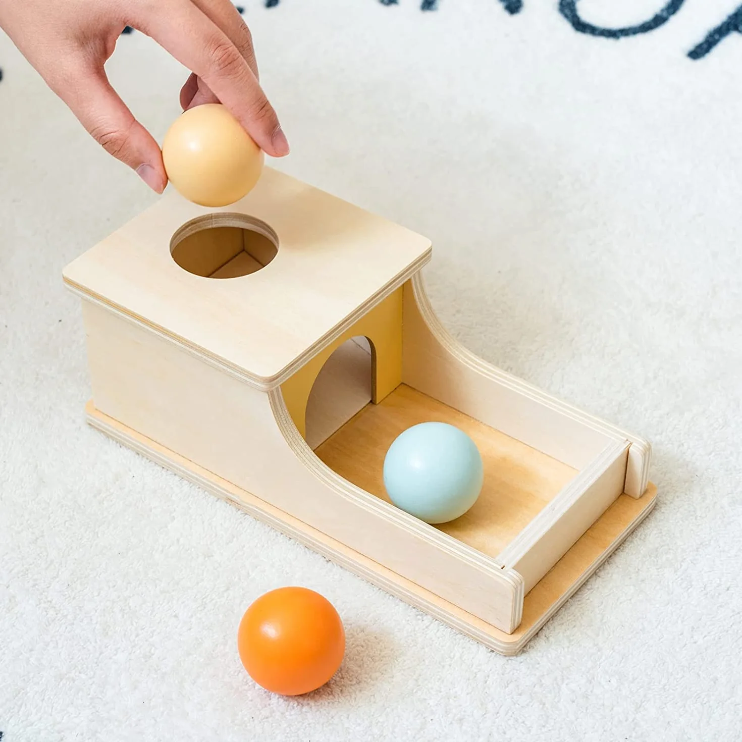 YAANI Caja de permanencia de objetos y juguetes para bebés de 6 a 12 meses, juguetes Montessori para niños de 1 año, juguetes sensoriales y para niños, regalos para bebés