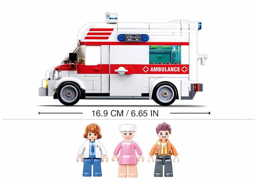 SLUBAN M38-B1065 Town Ambulance 328pcs