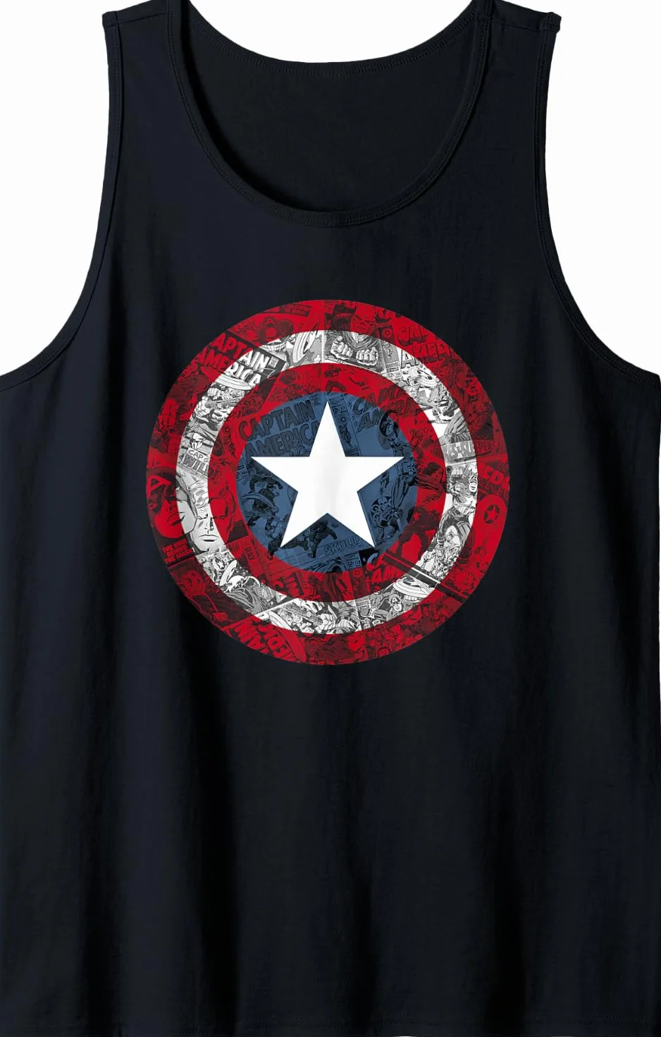 Marvel Captain America Avengers Shield Camiseta sin Mangas