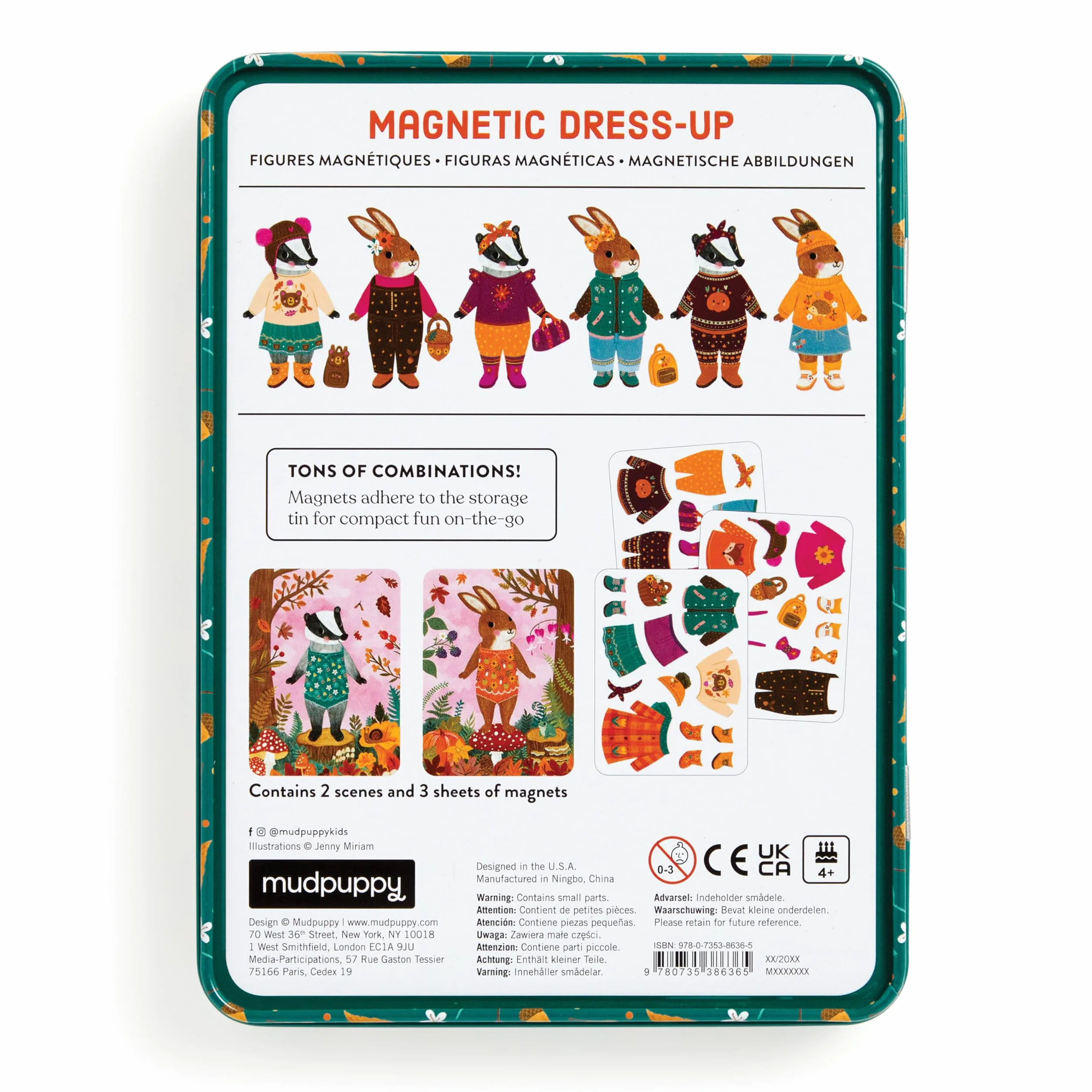 Mudpuppy Folklore Forest Magnetic Dress-up