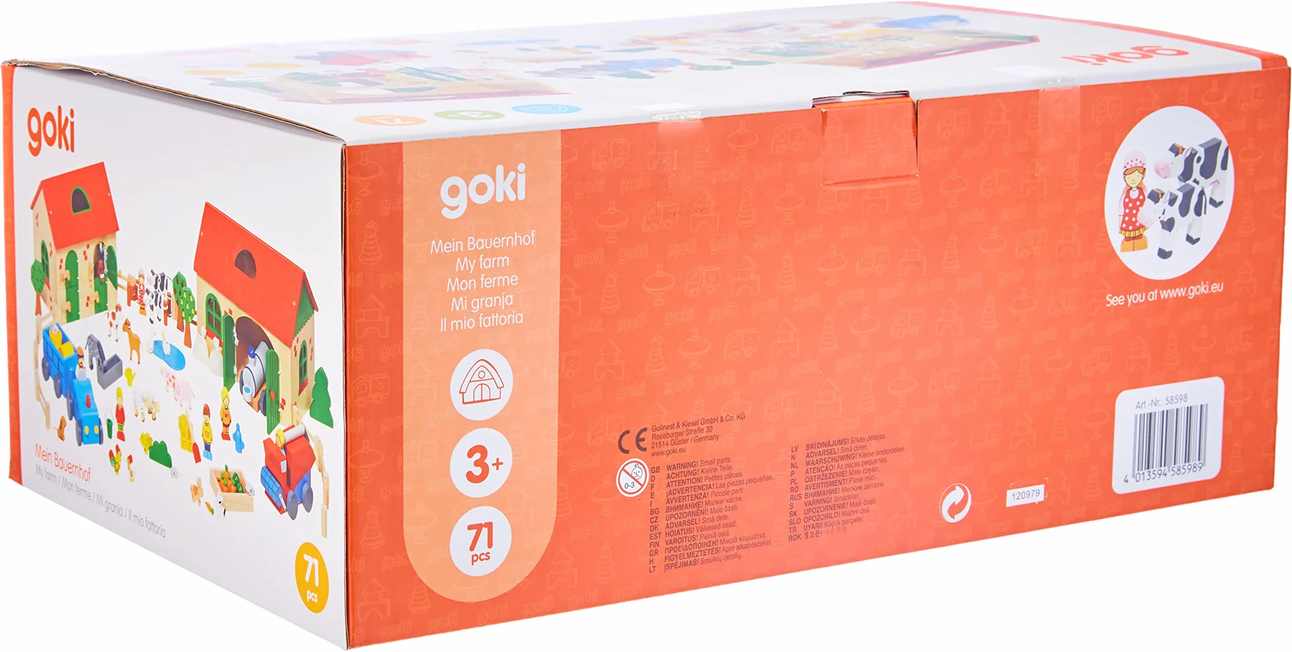 Goki 58598 - Granja de madera , color/modelo surtido