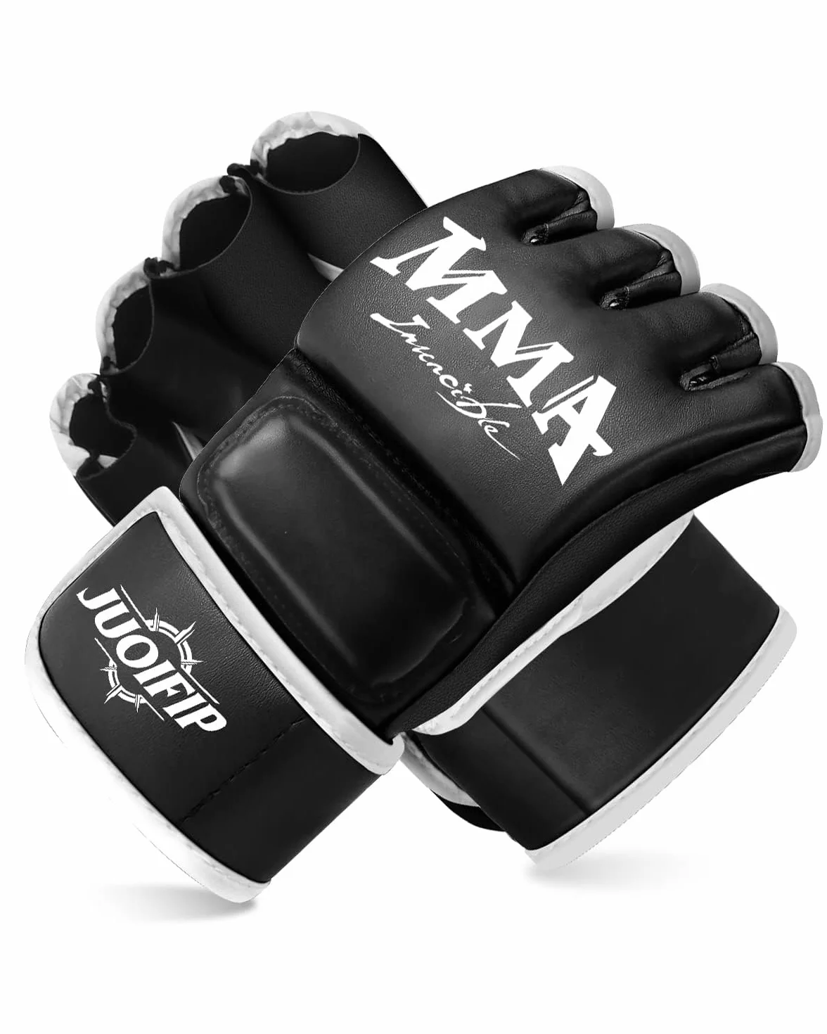 Bolsa de Boxeo Guantes de Cuero Sintético Guantes de Boxeo Pesada Entrenamiento MMA UFC