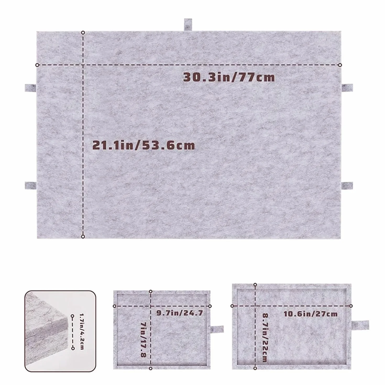 Tavola Pieghevole Per Puzzle Con Supporto e Copertina 2 In 1,Mesa Rompecabezas De 1000 Piezas,Tablero Portátil Con 6 Cajones,Placa De Cubierta Plegable,Fieltro Ligero,Para Adultos y Niños,Kaki