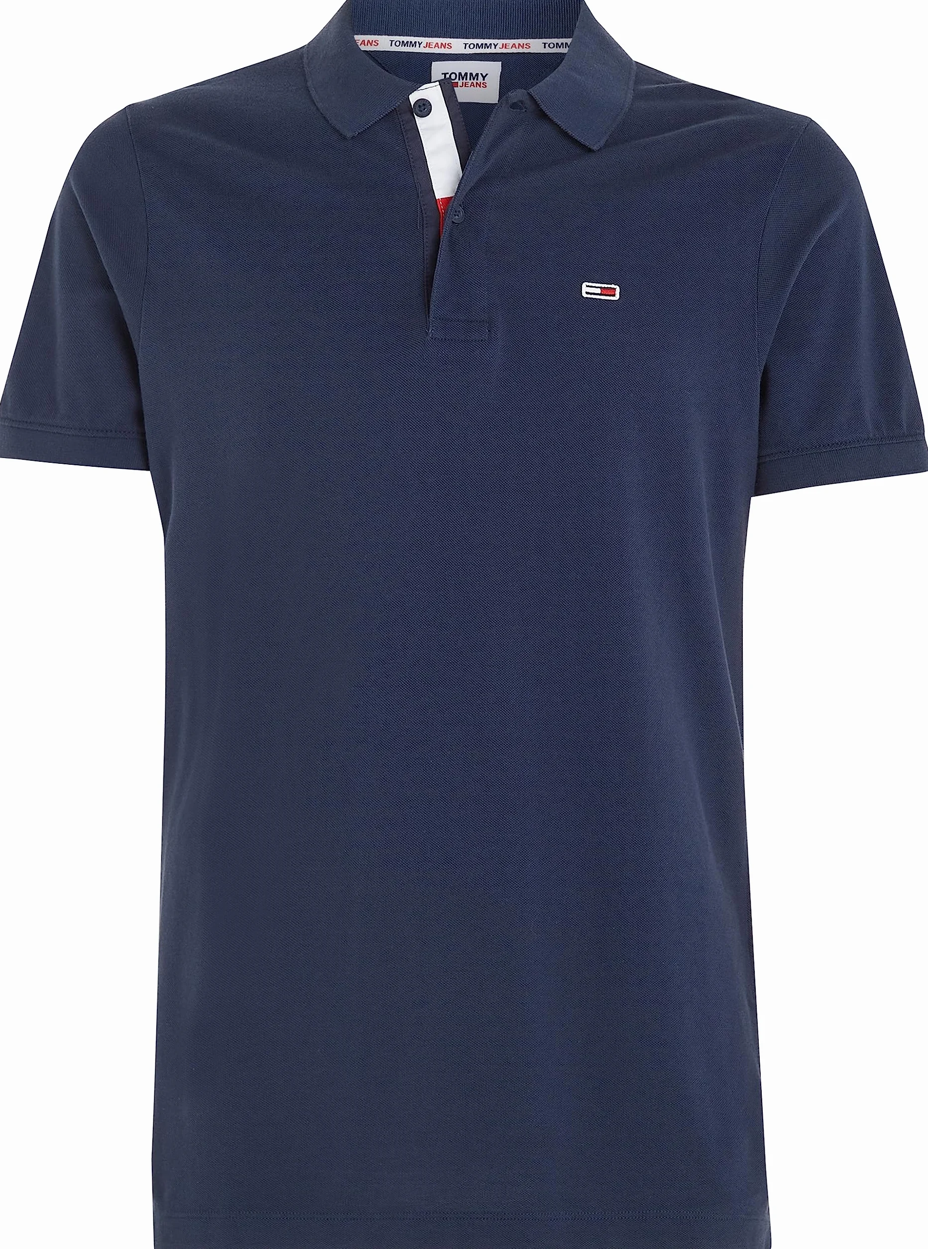 Tommy Jeans Polo de Manga Corta Hombre Slim Fit