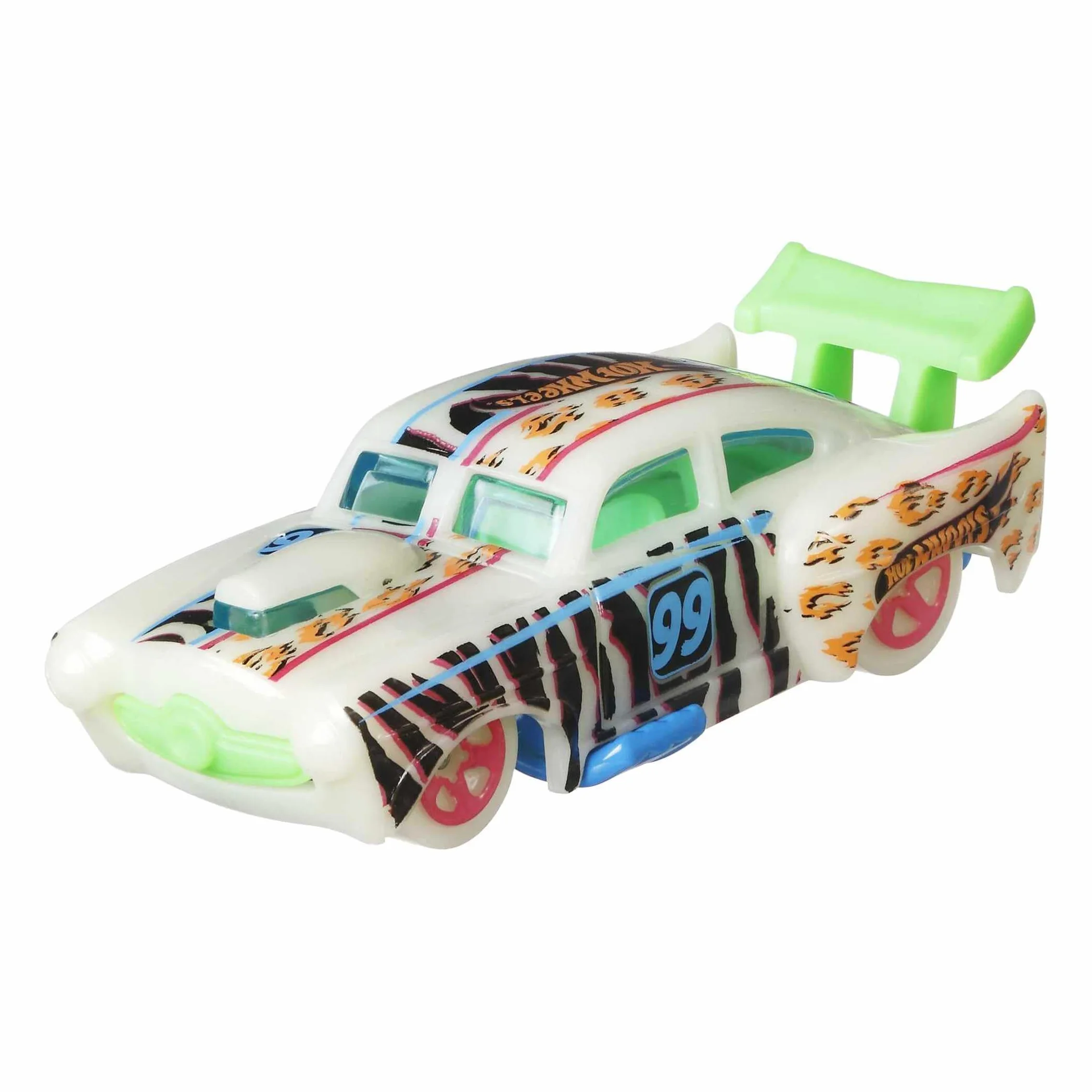 Hot Wheels Multipack Glow in The Dark™ Monster Trucks 10 vehículos de Juguete: 5 Monster Trucks y 5 Coches a Escala 1:64, Regalo Coleccionable para niños de Entre 4 y 8 años, HCB57