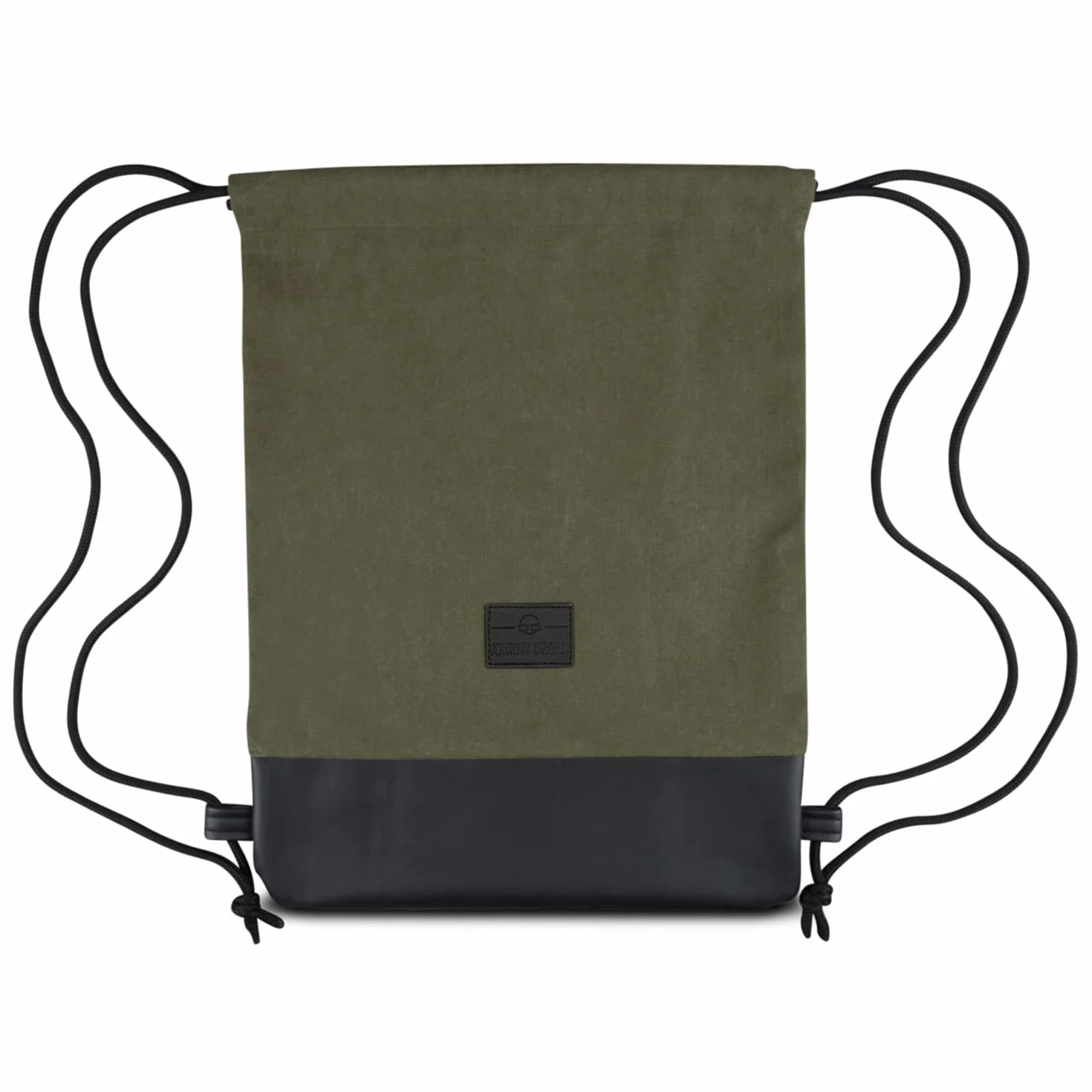 Johnny Urban Mochila Gimnasio Mujer Hombre Verde Negra Luke Bolsa Lona Bolsillo Algodón Cordón Deporte Playa Hidrófugo