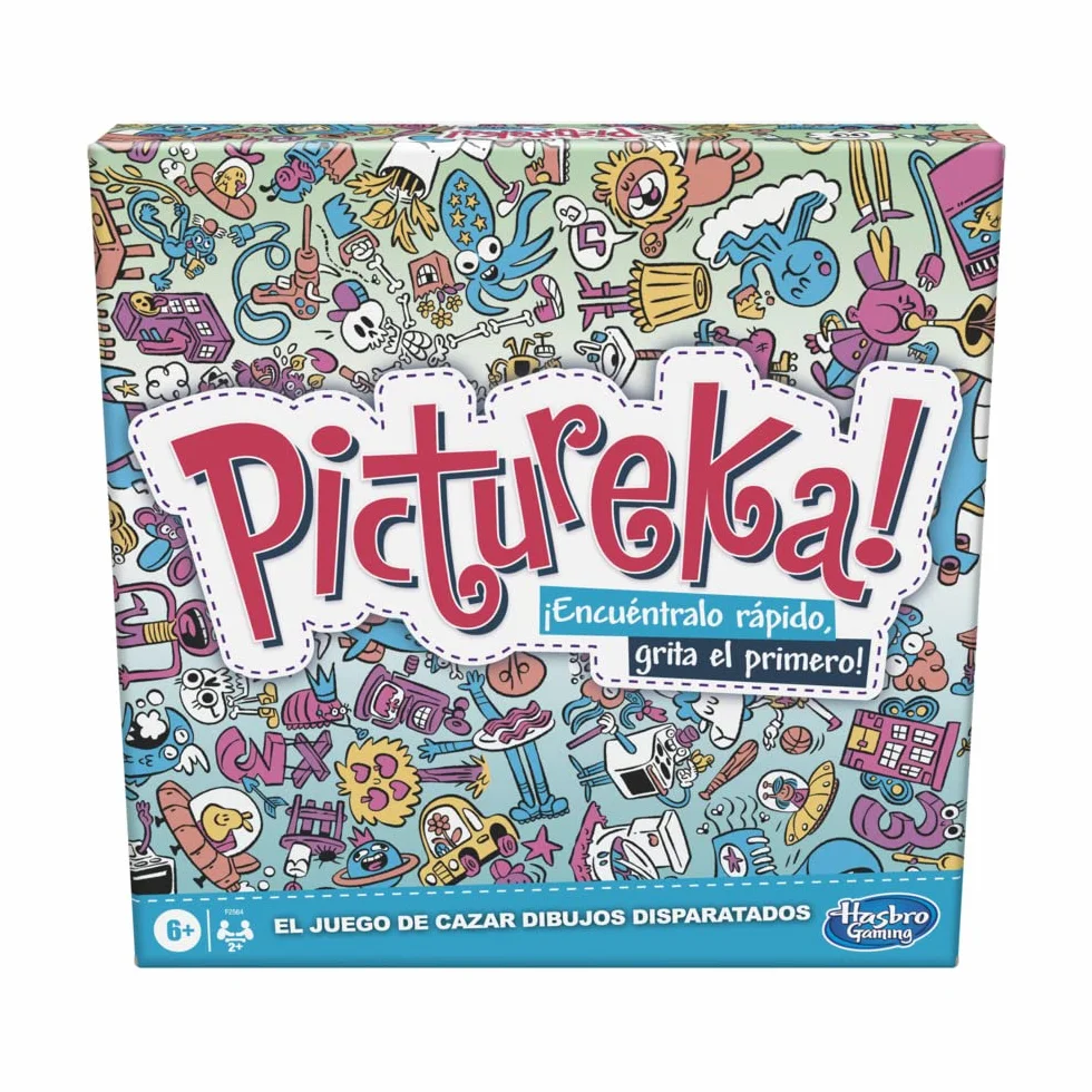 Hasbro Gaming Pictureka! Juego de Mesa Infantil Familiar Mayores 6 Años
