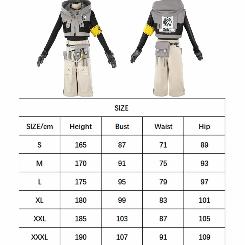 Zhongkaihua Riyo Reaper - Disfraz de Rudo Surebrec para cosplay, disfraz de anime, uniforme de juego de rol, conjunto completo, disfraz de Halloween, carnaval, fiesta de disfraces