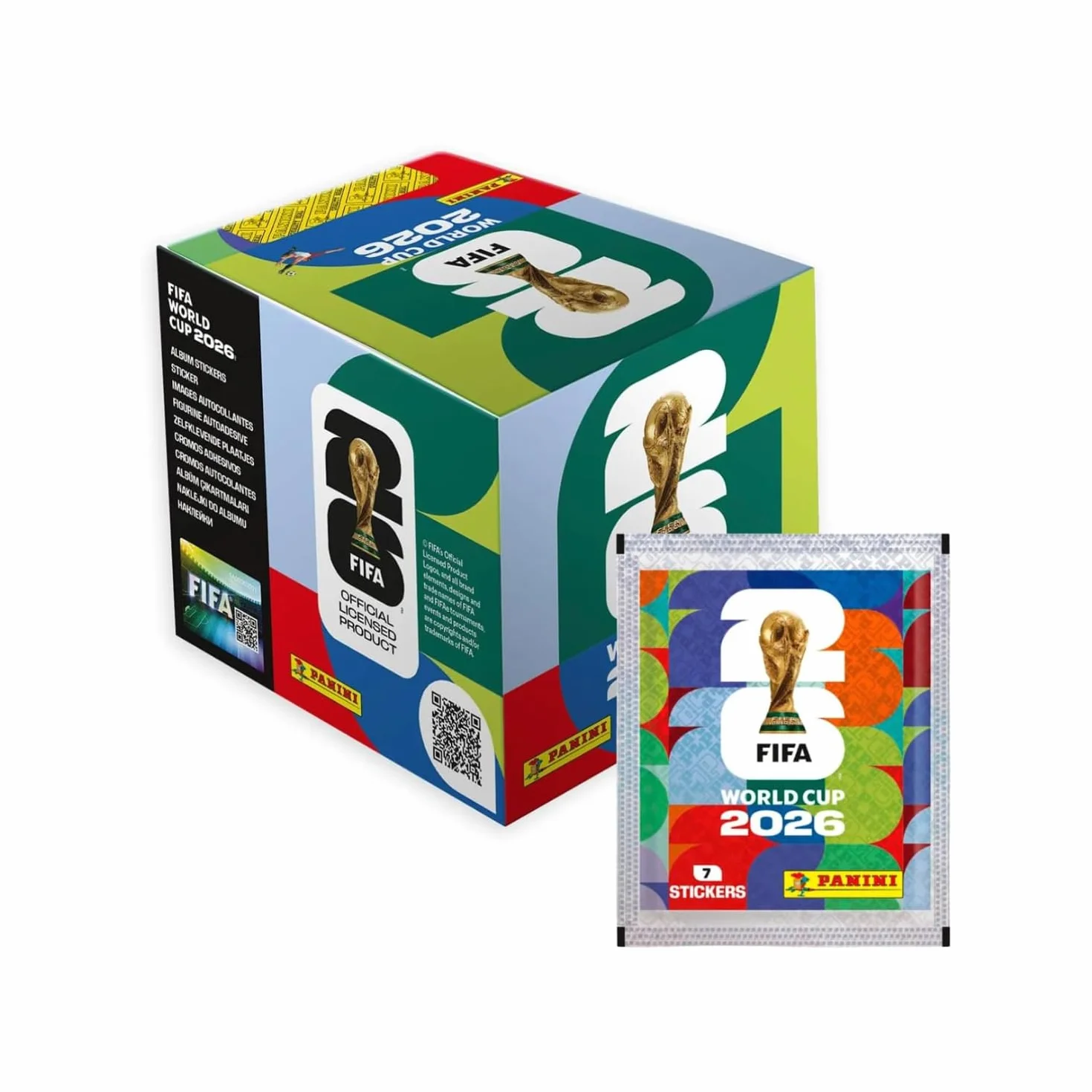 Panini FIFA World Cup 2026 Colección Oficial Cromos Caja 50 sobres