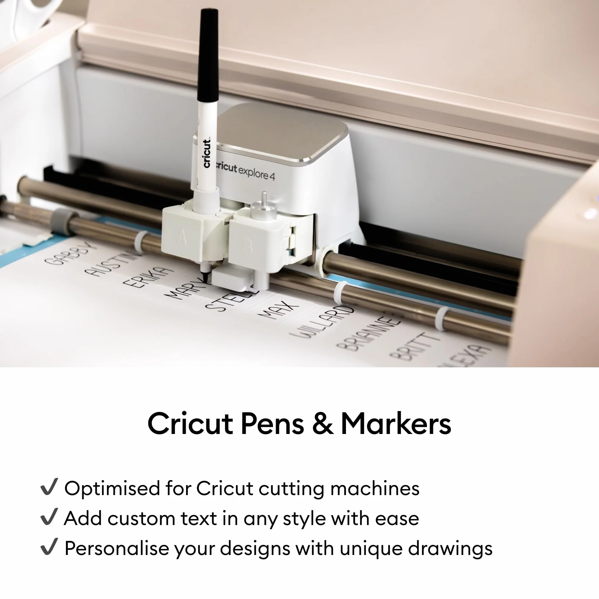 Cricut Marcadores de doble cara, juego definitivo (paquete de 20) 0.4 y 1.0