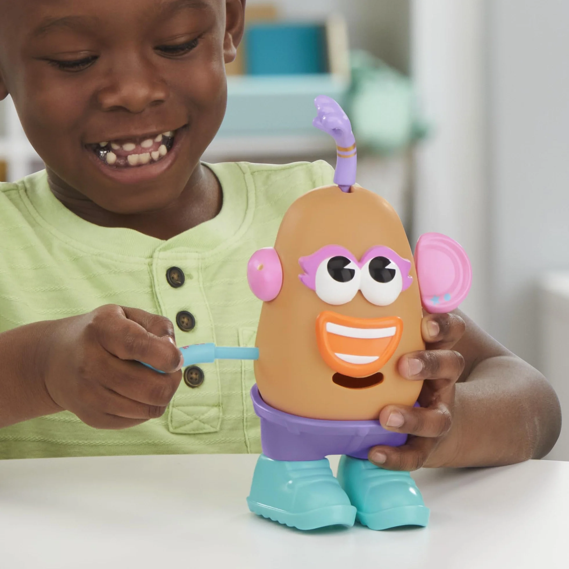 Hasbro Potato Head Muñeco Personalizable 32 Accesorios para Niñas y Niños de 2 Años+