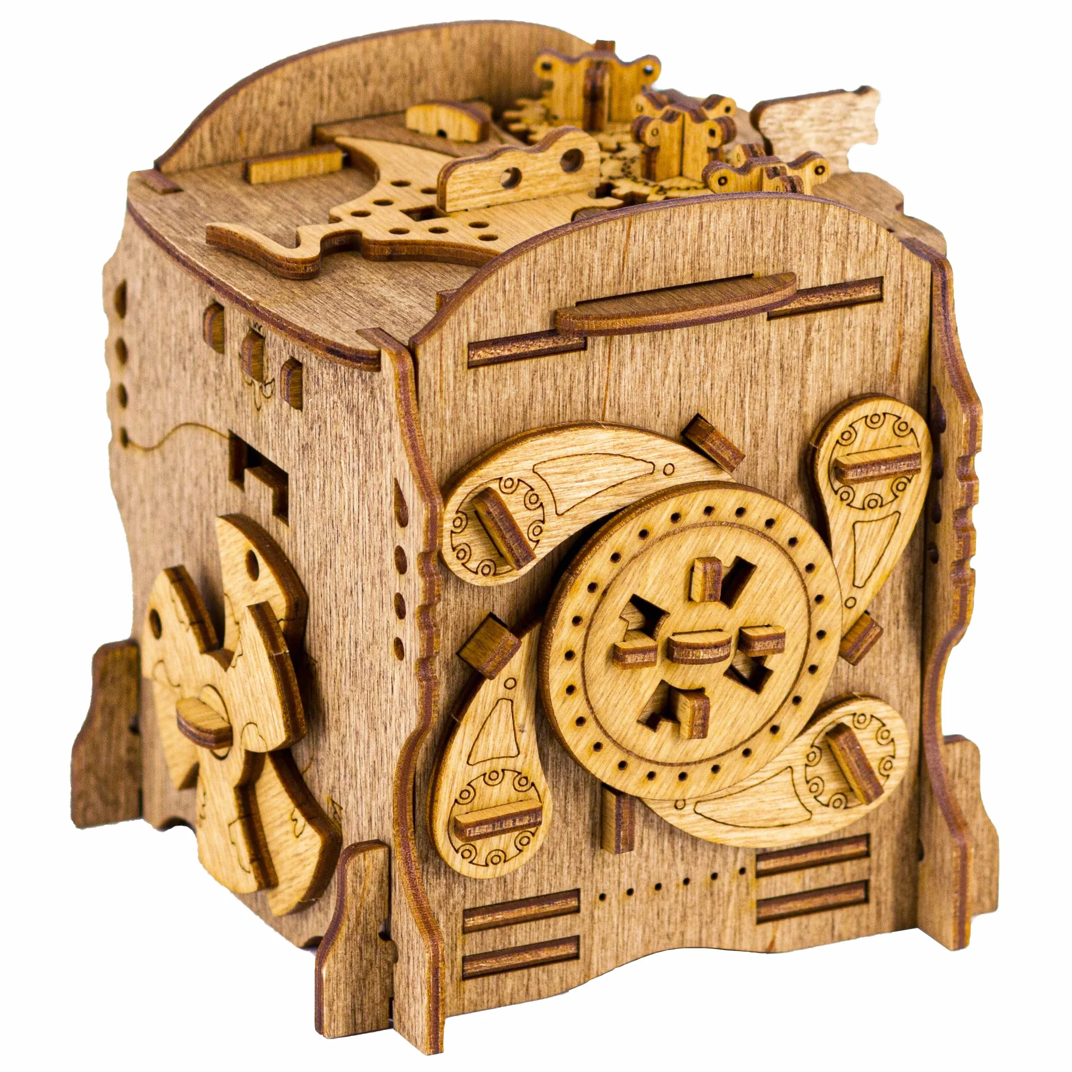 iDventure Cluebox - Capitán Nemo Nautilus - Juego de Escape Room - puzzle 3D de madera - caja misteriosa - caja secreta japonesa - regalo original - caja para dinero boda - rompecabezas para adultos