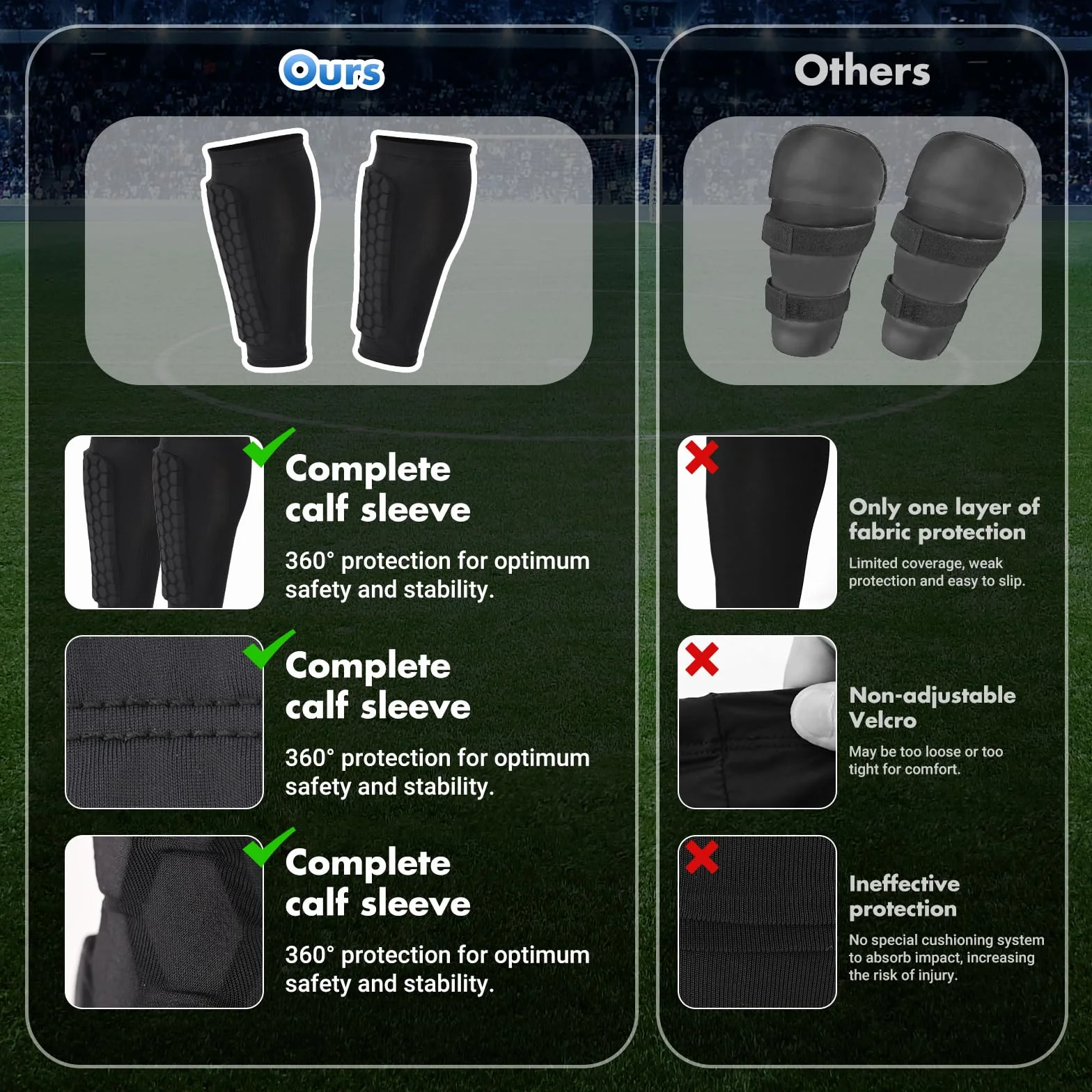 Espinilleras de Fútbol para Niño, Mini Espinilleras Transpirables Antideslizantes (Negro)
