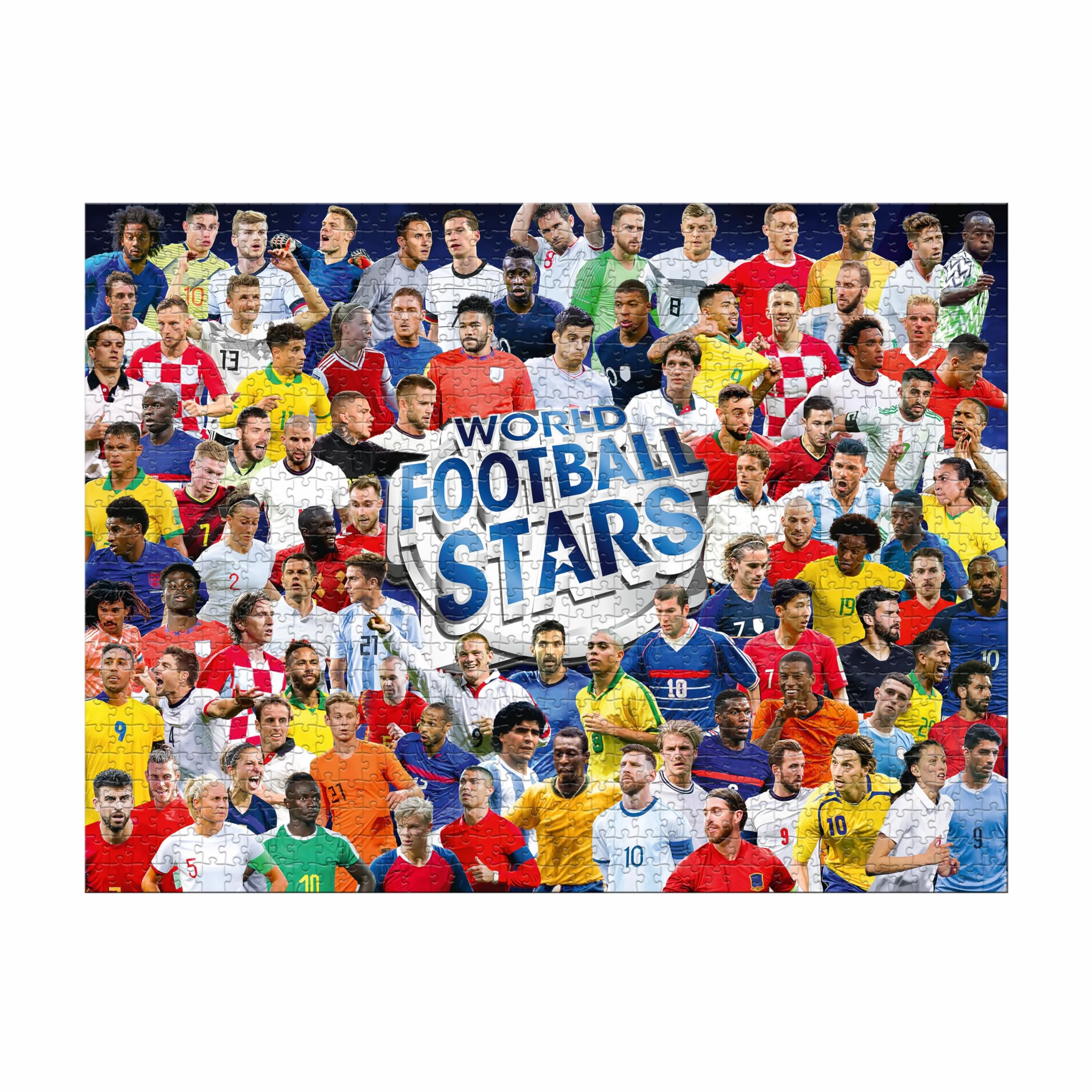 Winning Moves Rompecabezas Fútbol 1000 Piezas Cartel Leyendas Mundiales