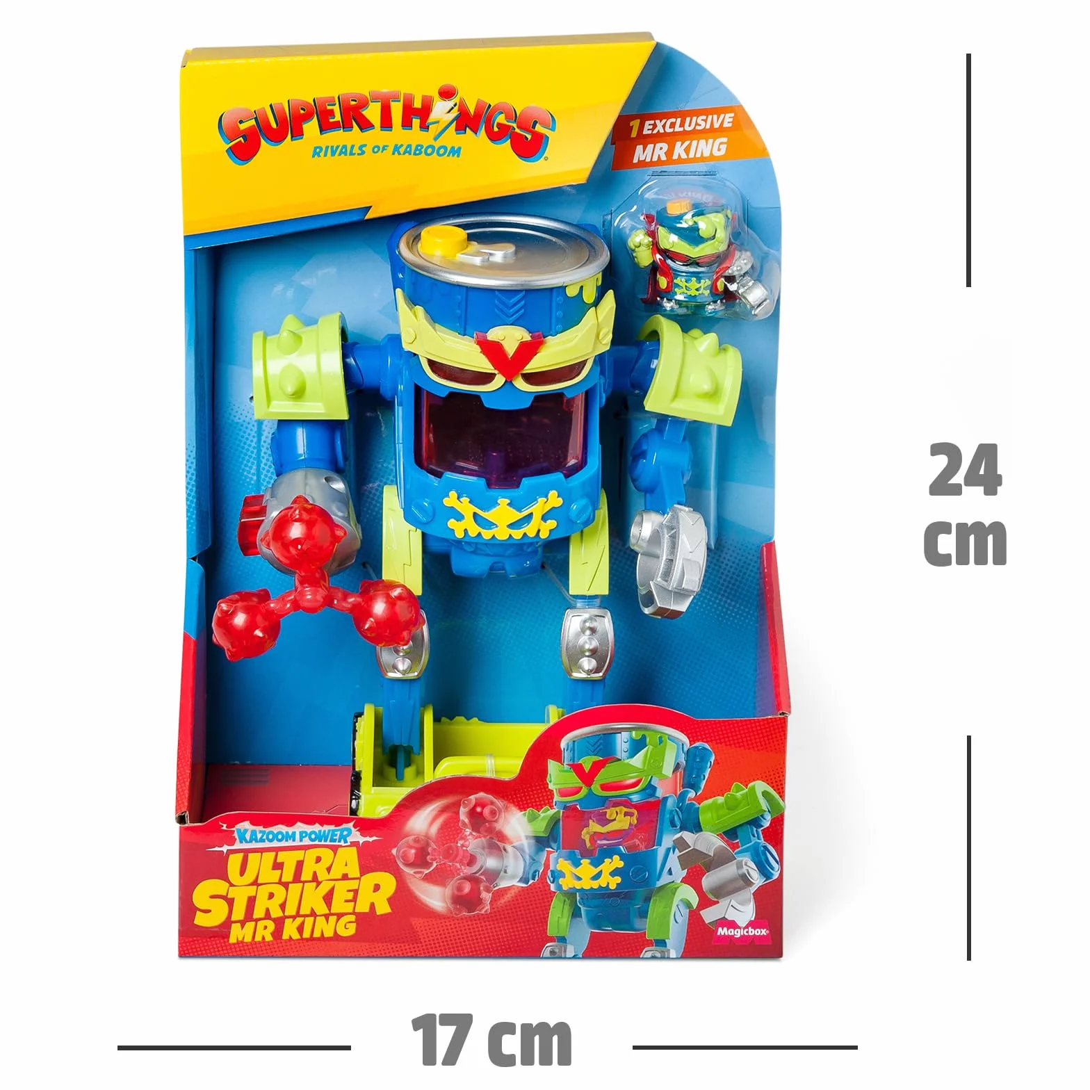 Superthings Kazoom Power Ultra Striker Robot Mr. King Exclusivo