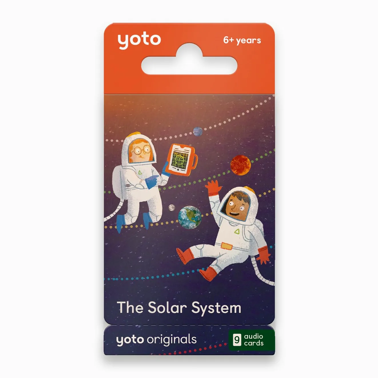 Yoto: The Solar System – 9 Tarjetas en inglés para educar sin Pantallas con Historias y cuestionarios interactivos sobre el Sistema Solar para niños. Compatible con Player y Mini Todo-en-Uno. Edad 6+