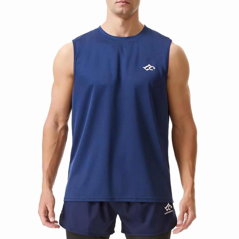 Camisetas sin Mangas para Hombre Secado Rápido Gimnasio Fitness Correr