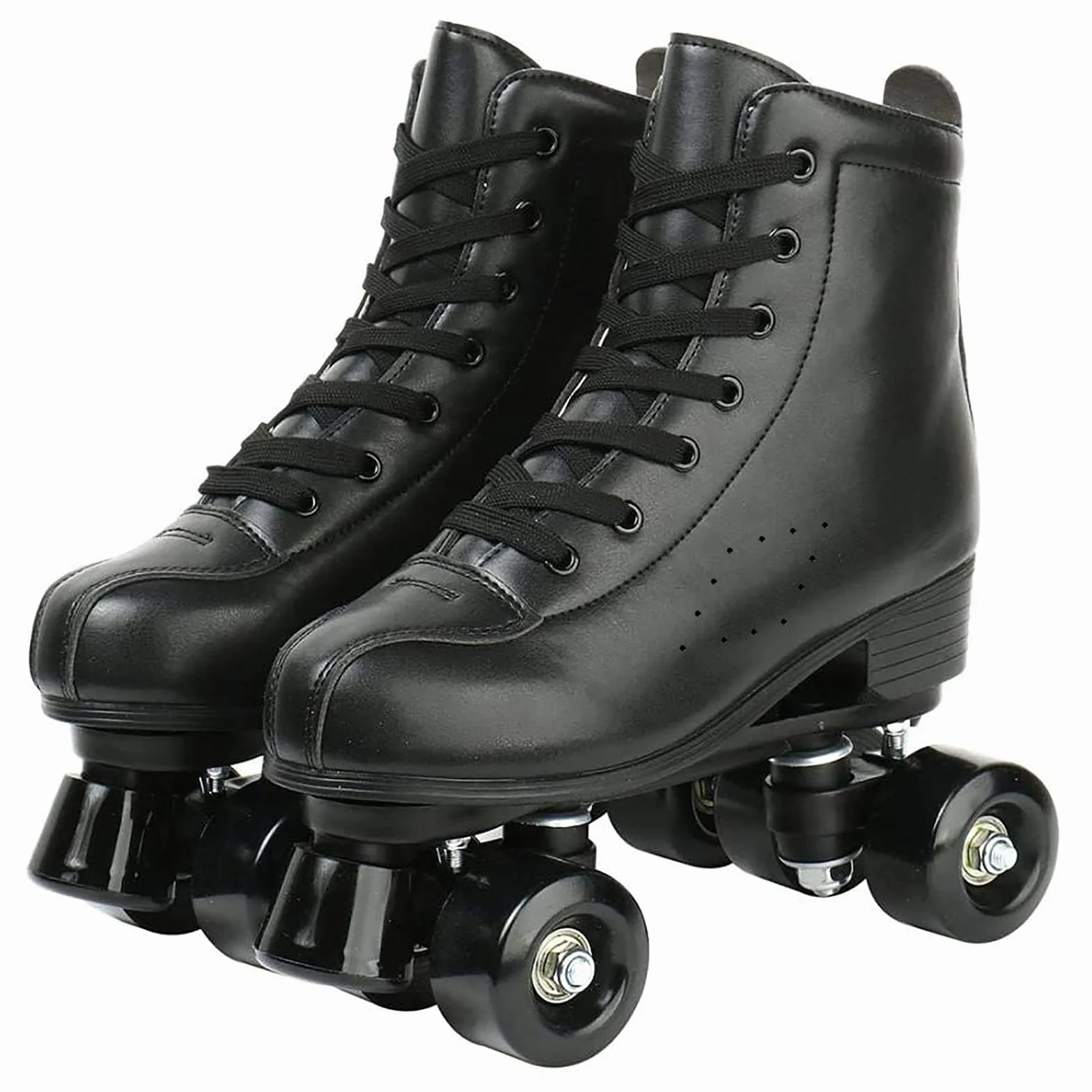 Patines Artisticos 4 Ruedas Quad Top Alto Negro 42