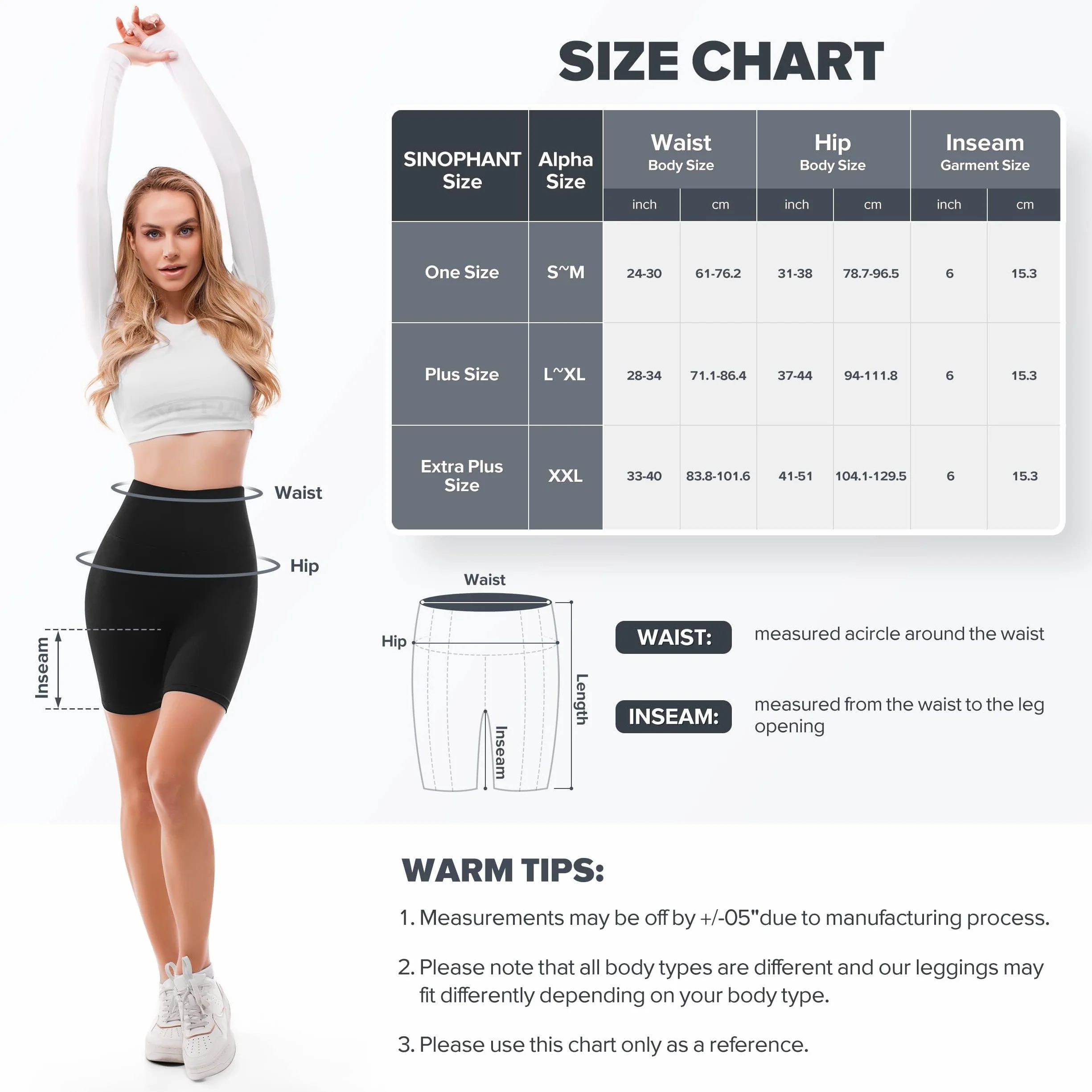 SINOPHANT Leggins de Cintura Alta para Mujer, Pantalones Cortos Elásticos con Control de Abdomen