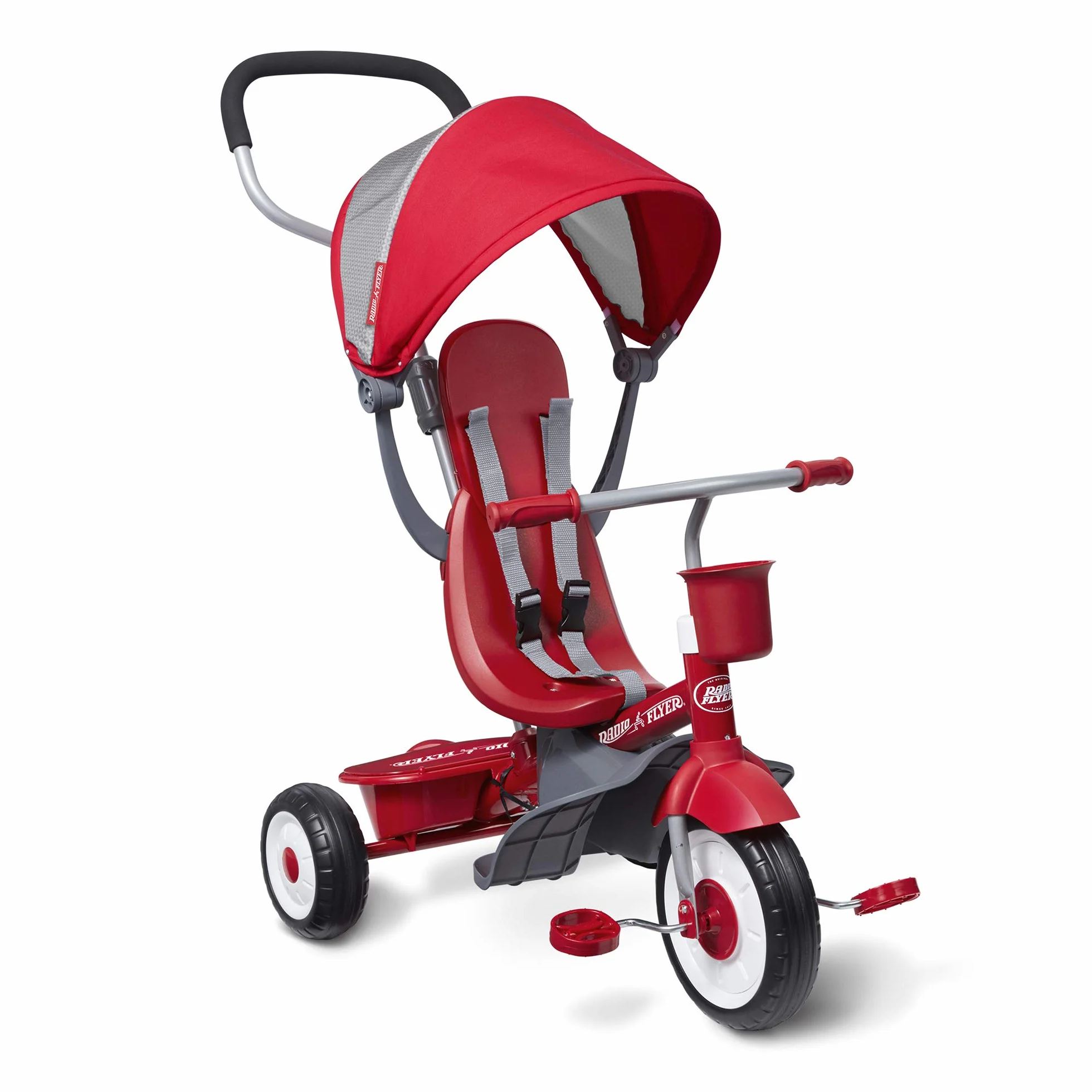 Radio Flyer Triciclo Stroll 'N 4 en 1 para niños de 9 meses a 5 años