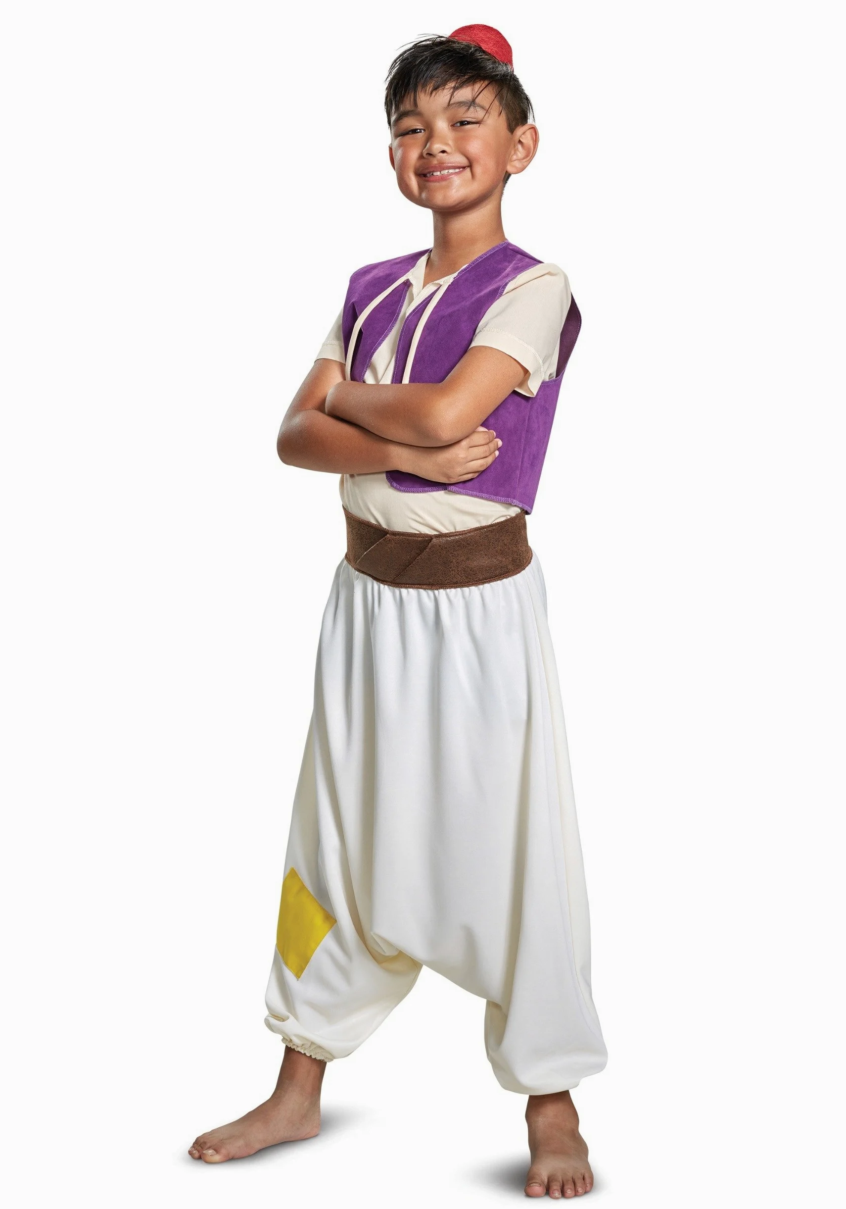 Disfraz de rata callejera para niños, disfraz oficial de Aladdin de Disney y tocado