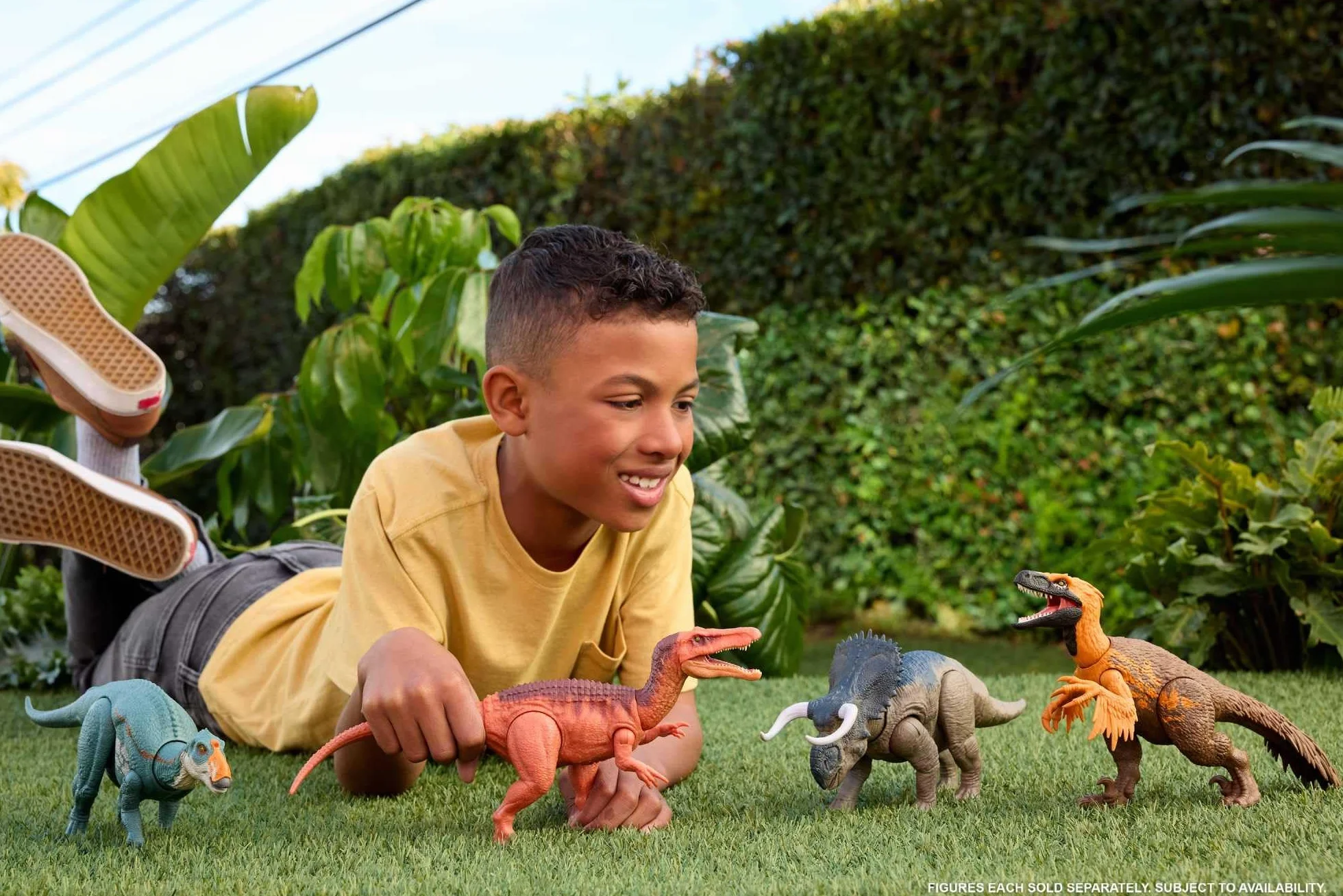 Mattel Jurassic World El Renacer Utahrraptor Rugido salvaje Dinosaurio articulado ataque mordisco sonido cola JGC80