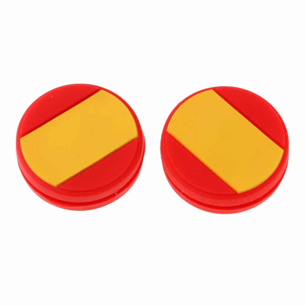 Baosity 2 Unids Amortiguador de Vibración para Raqueta de Tenis, Protección de Codo, Bandera España, 24x8mm