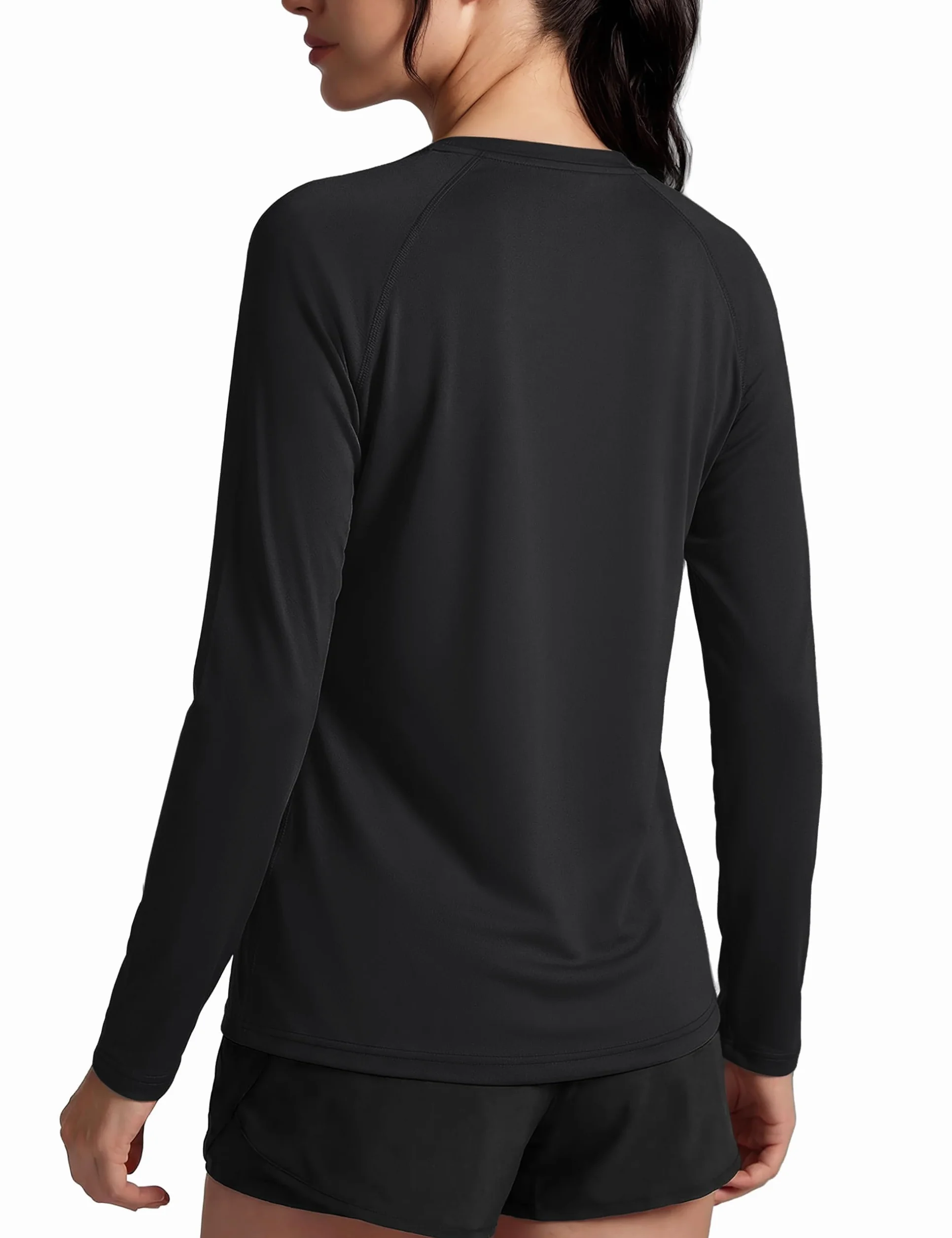 TACVASEN Mujeres Tops de Manga Larga UV Protección Solar UPF 50+